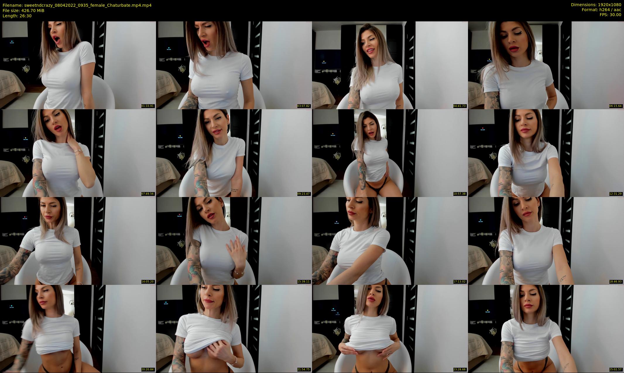 sweetndcrazy — 27 minute Chaturbate female cam show recording, 1080p, Apr 8, 2022