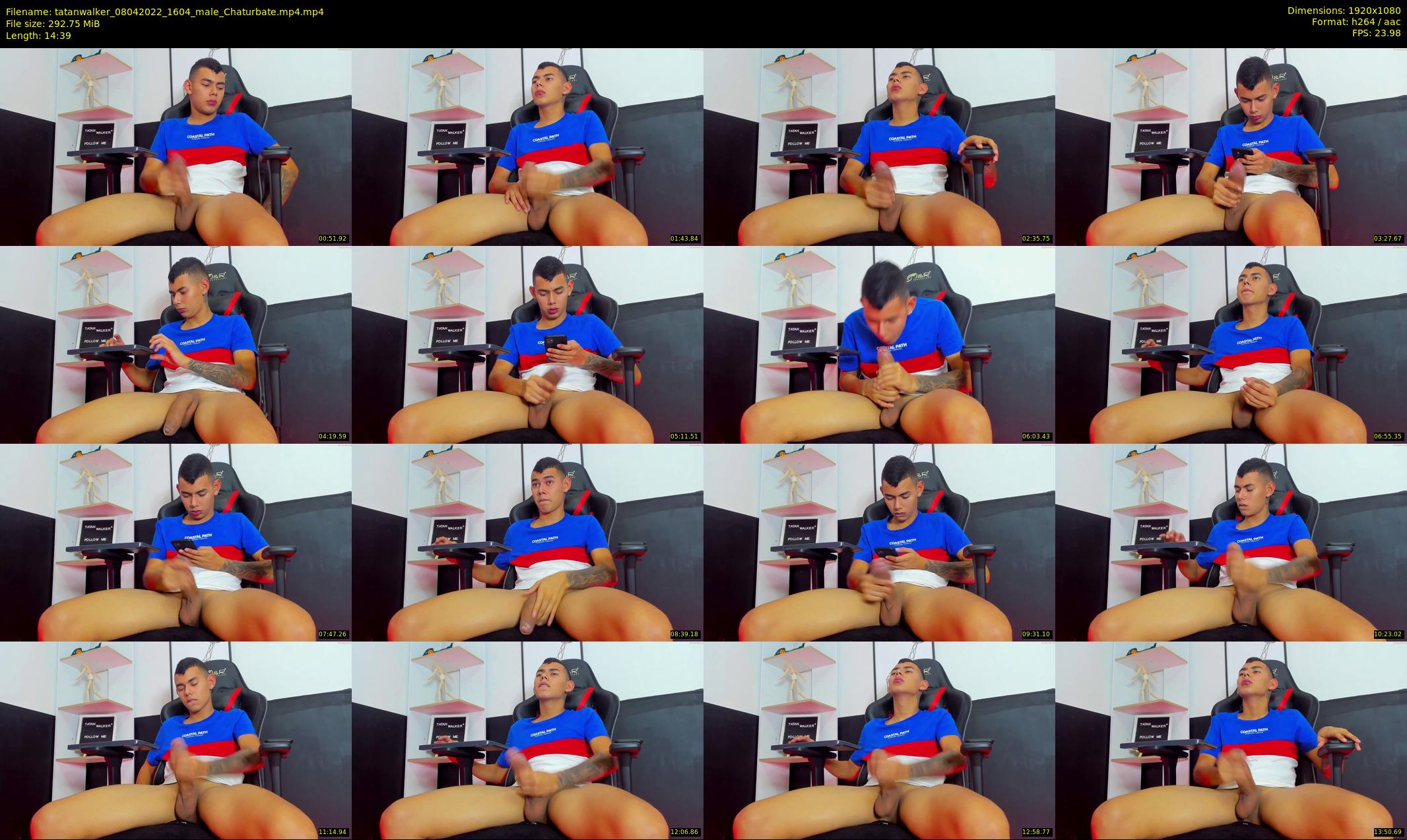 tatanwalker — 15 minute Chaturbate male cam show recording, 1080p, Apr 8, 2022