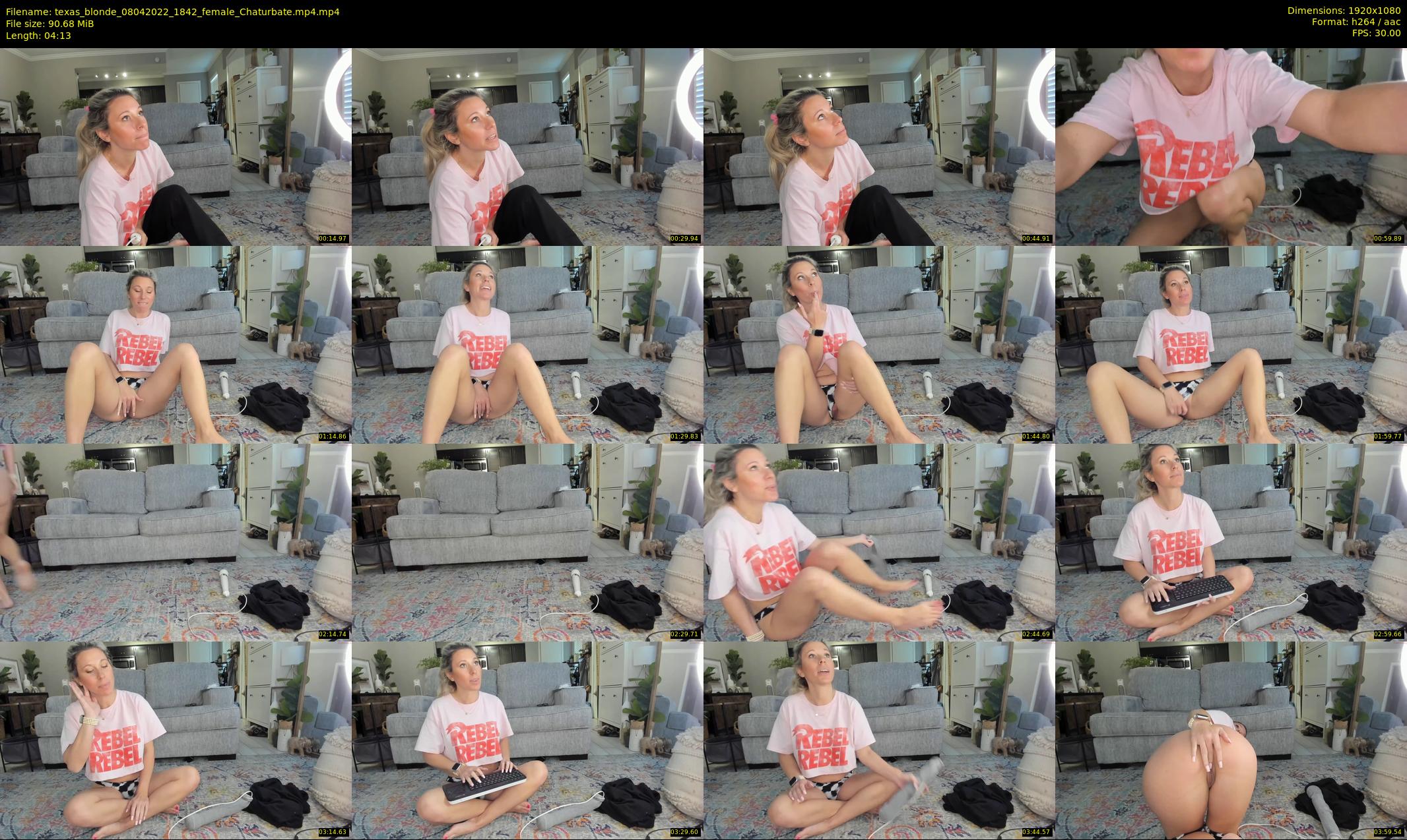 texas_blonde — 5 minute Chaturbate female cam show recording, 1080p, Apr 8, 2022
