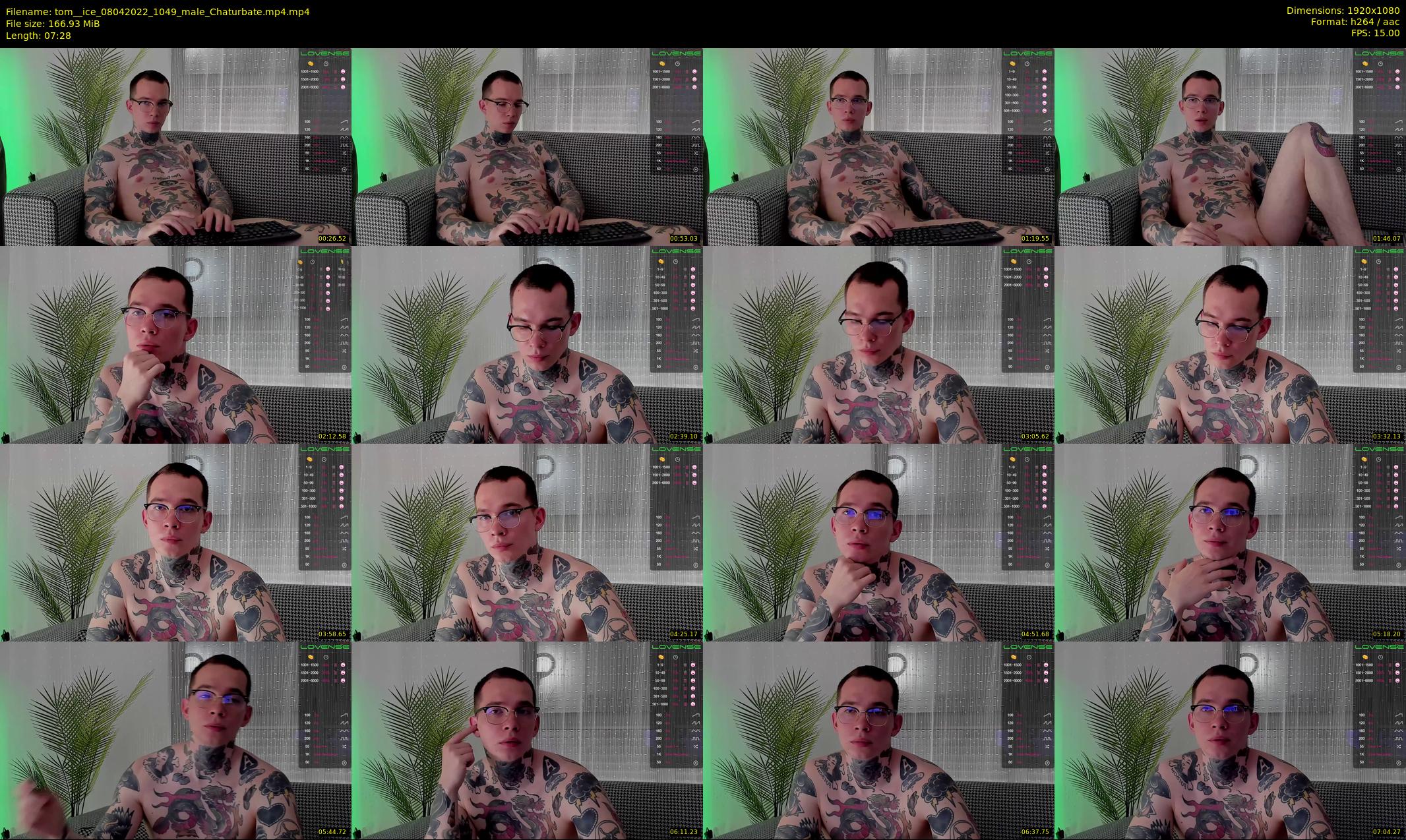 tom__ice — 8 minute Chaturbate male cam show recording, 1080p, Apr 8, 2022
