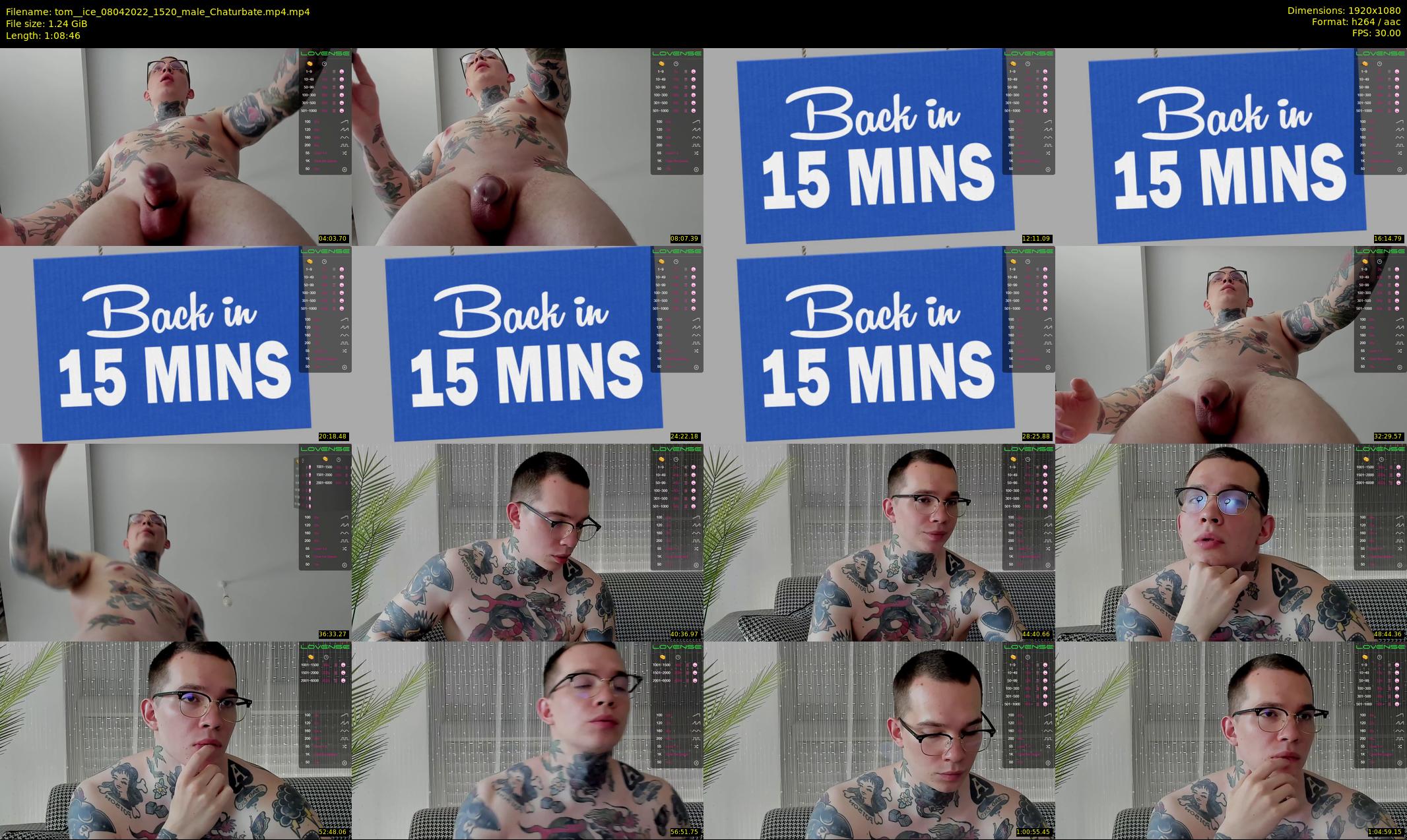 tom__ice — 69 minute Chaturbate male cam show recording, 1080p, Apr 8, 2022