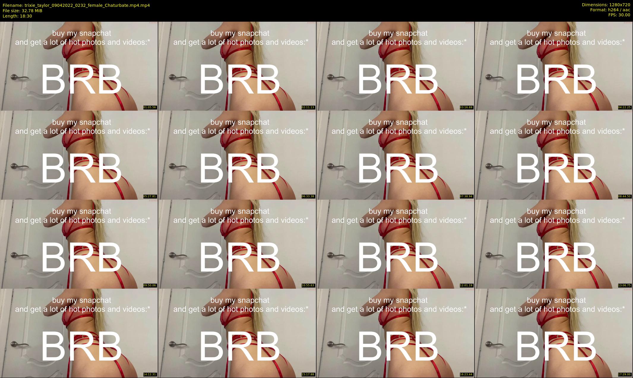 trixie_taylor — 19 minute Chaturbate female cam show recording, 720p, Apr 9, 2022