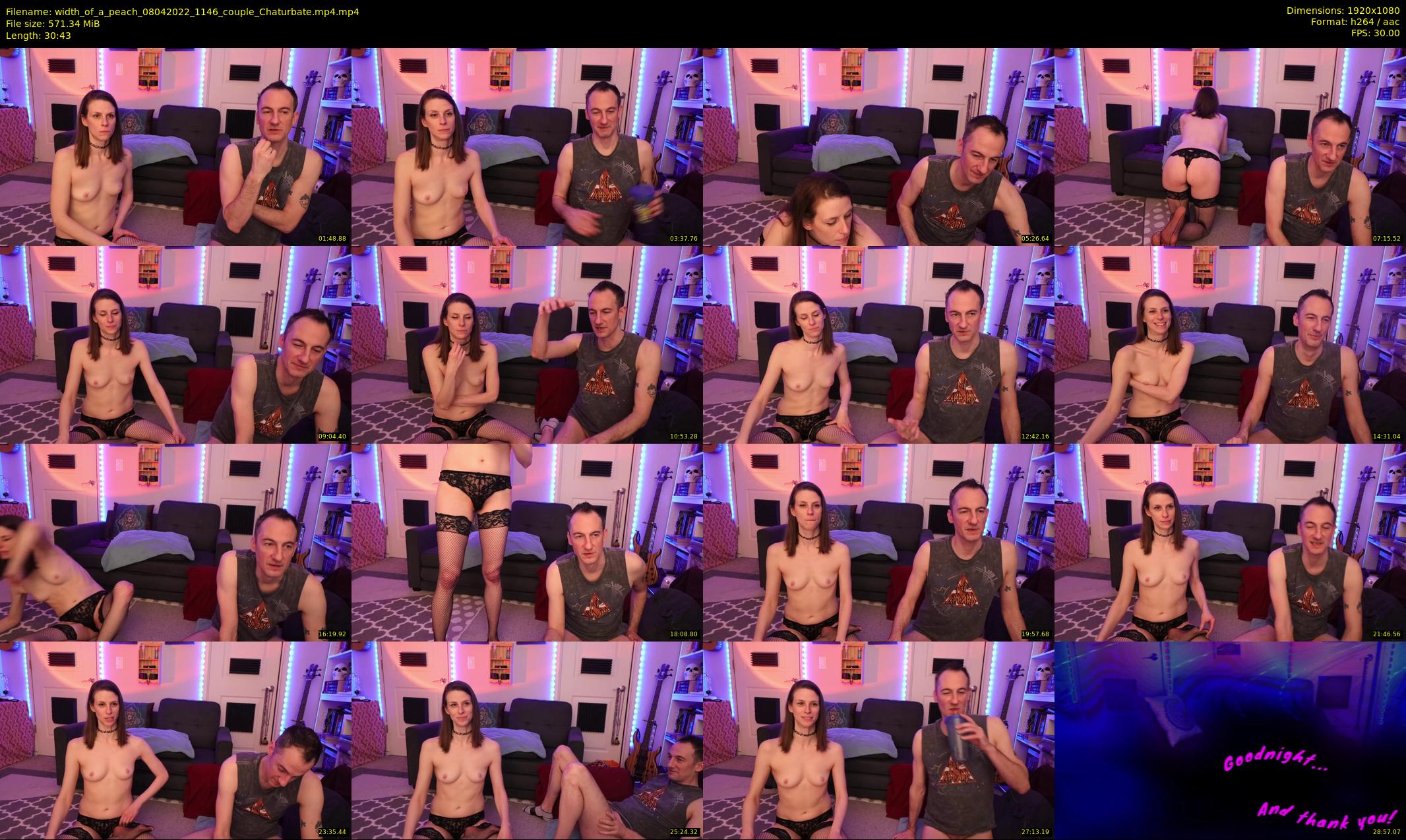 width_of_a_peach — 31 minute Chaturbate couple cam show recording, 1080p, Apr 8, 2022