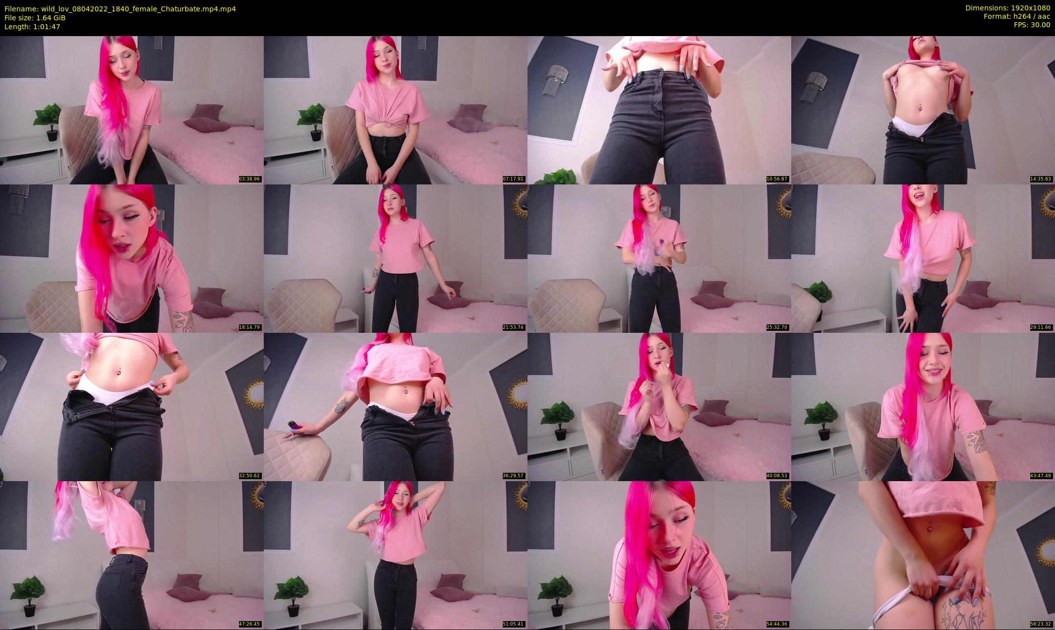 wild_lov — 62 minute Chaturbate female cam show recording, 1080p, Apr 8, 2022