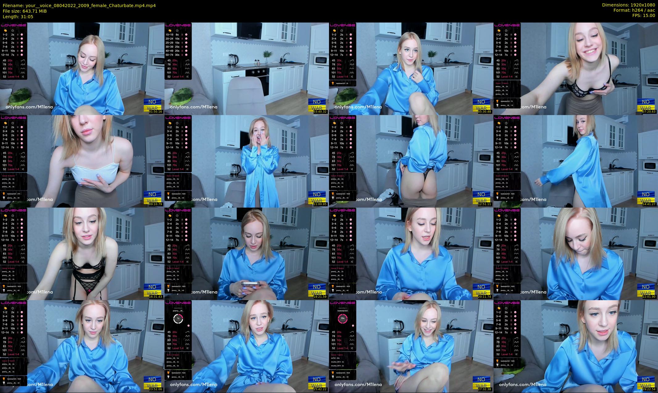 your__voice — 32 minute Chaturbate female cam show recording, 1080p, Apr 8, 2022