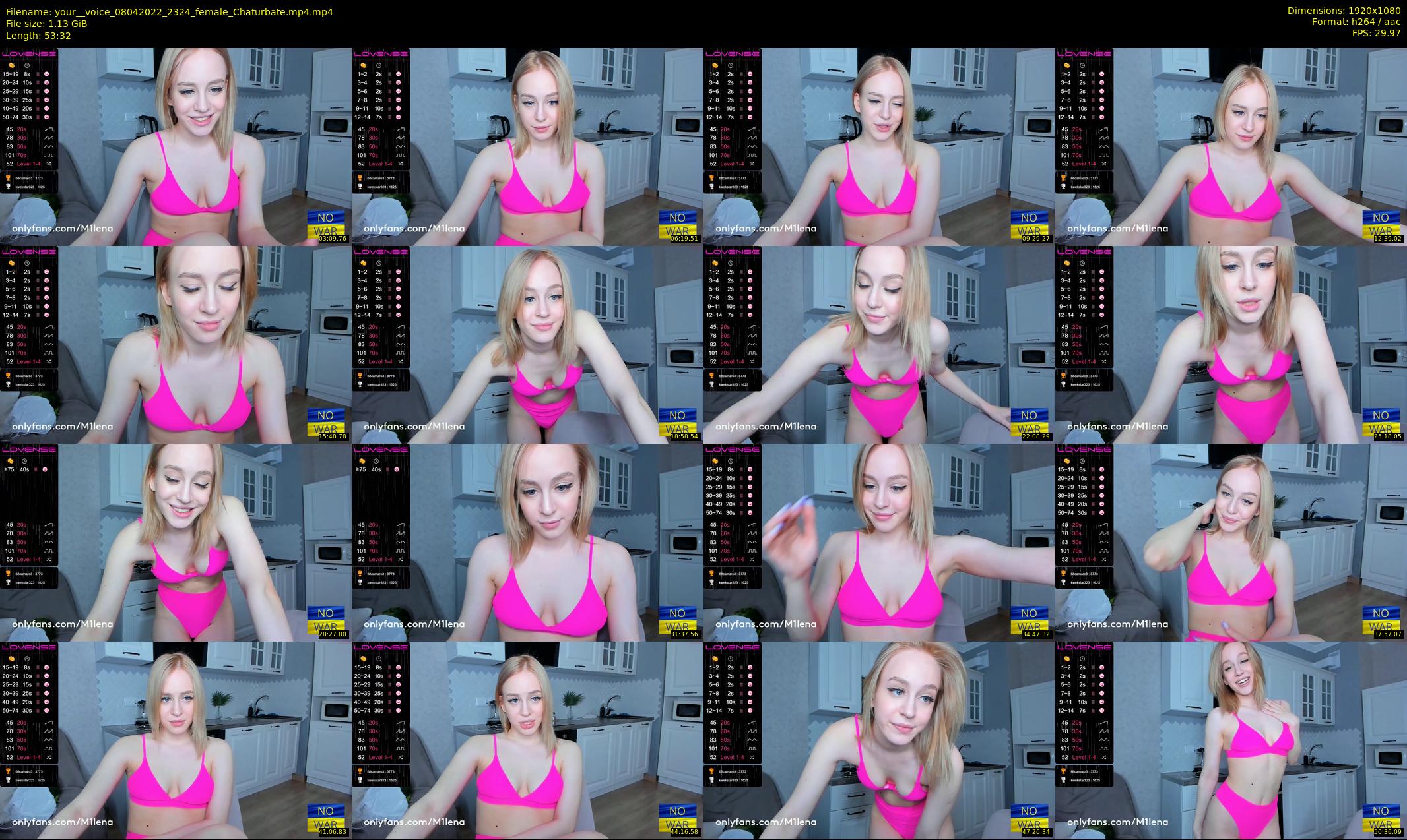 your__voice — 54 minute Chaturbate female cam show recording, 1080p, Apr 8, 2022