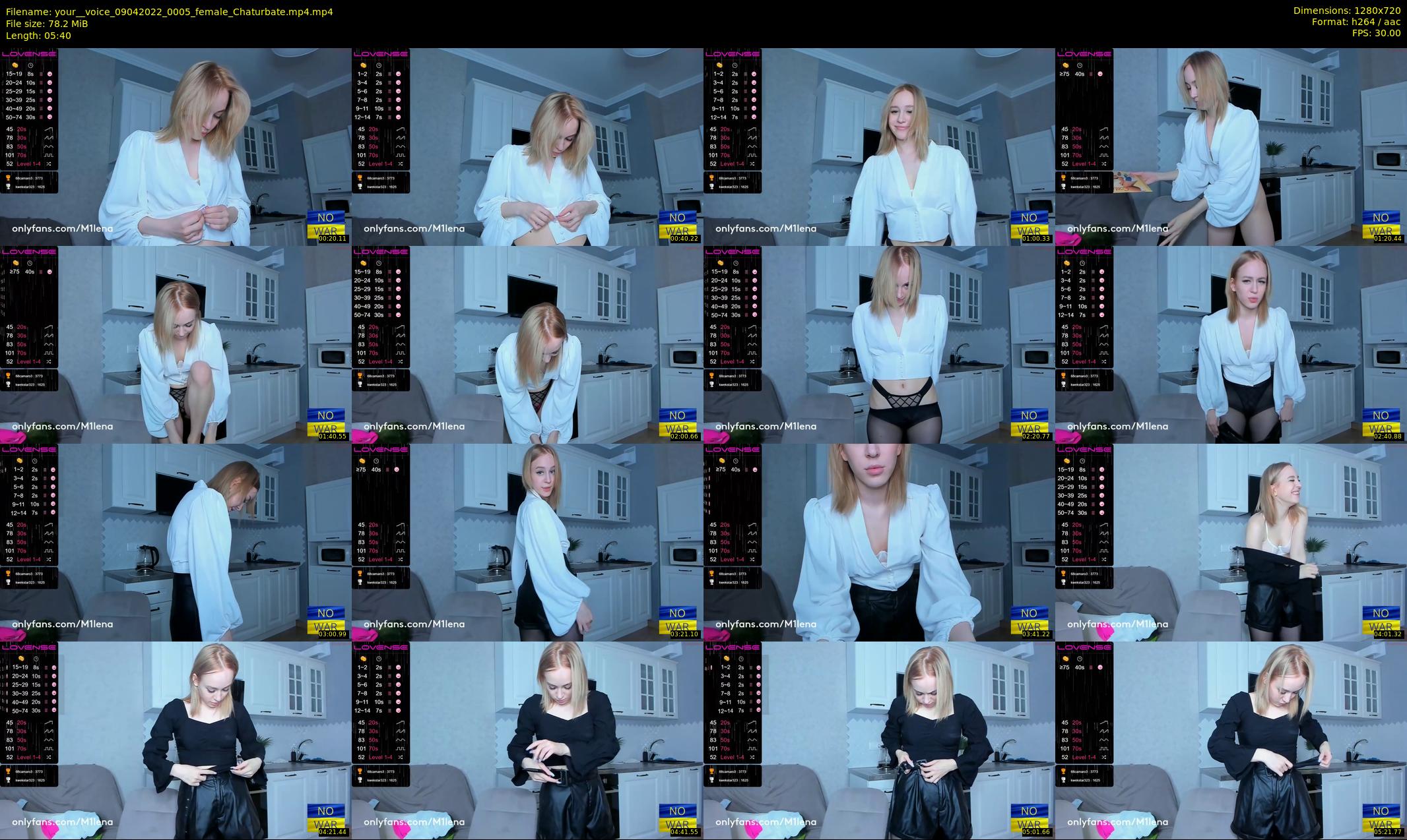 your__voice — 6 minute Chaturbate female cam show recording, 720p, Apr 9, 2022