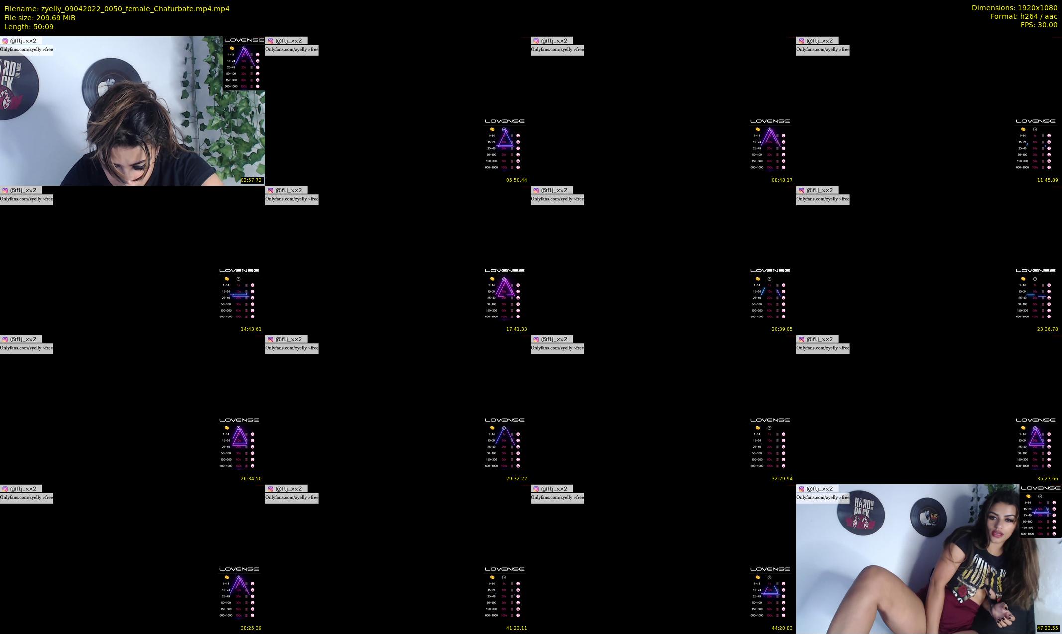 zyelly — 51 minute Chaturbate female cam show recording, 1080p, Apr 9, 2022