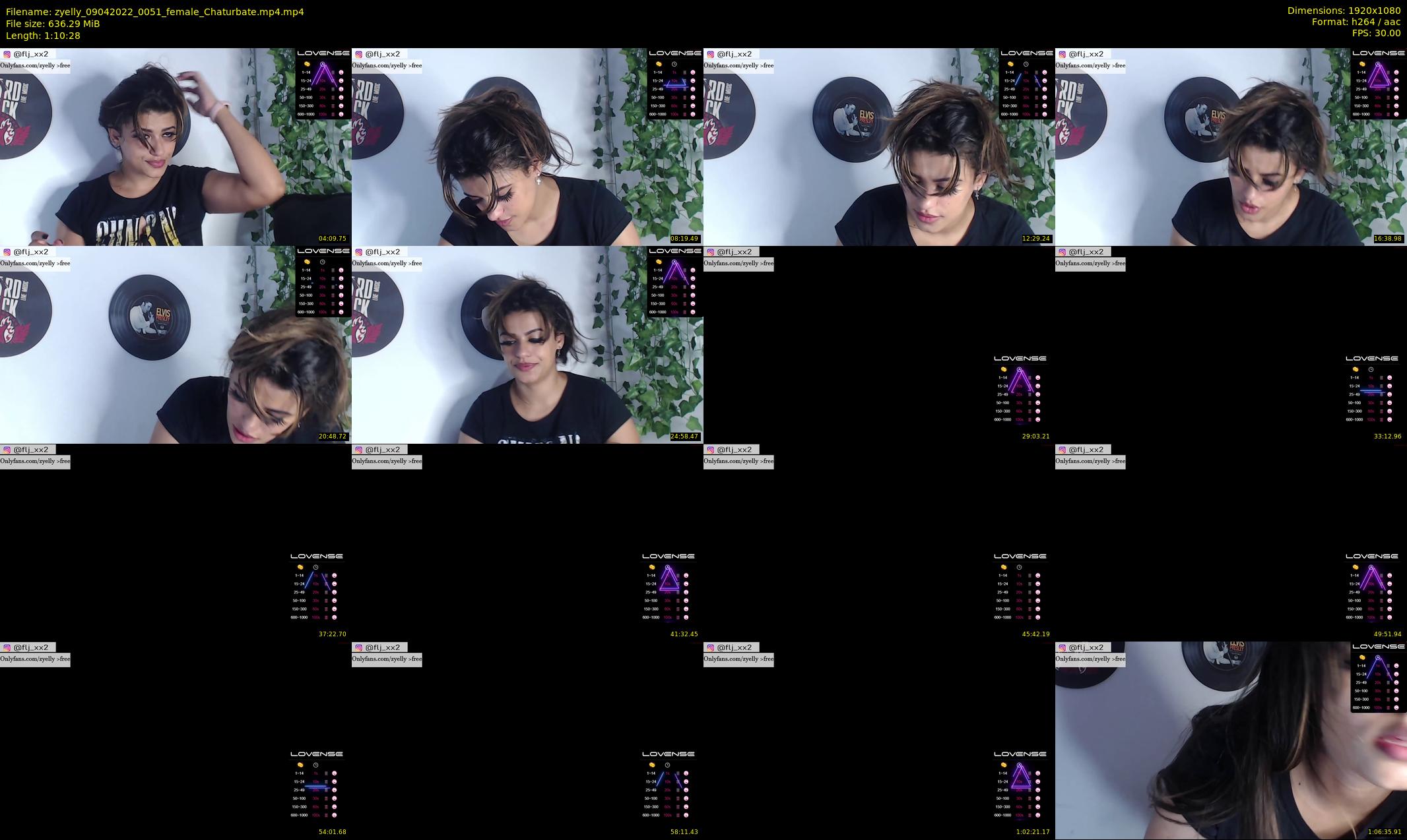 zyelly — 71 minute Chaturbate female cam show recording, 1080p, Apr 9, 2022