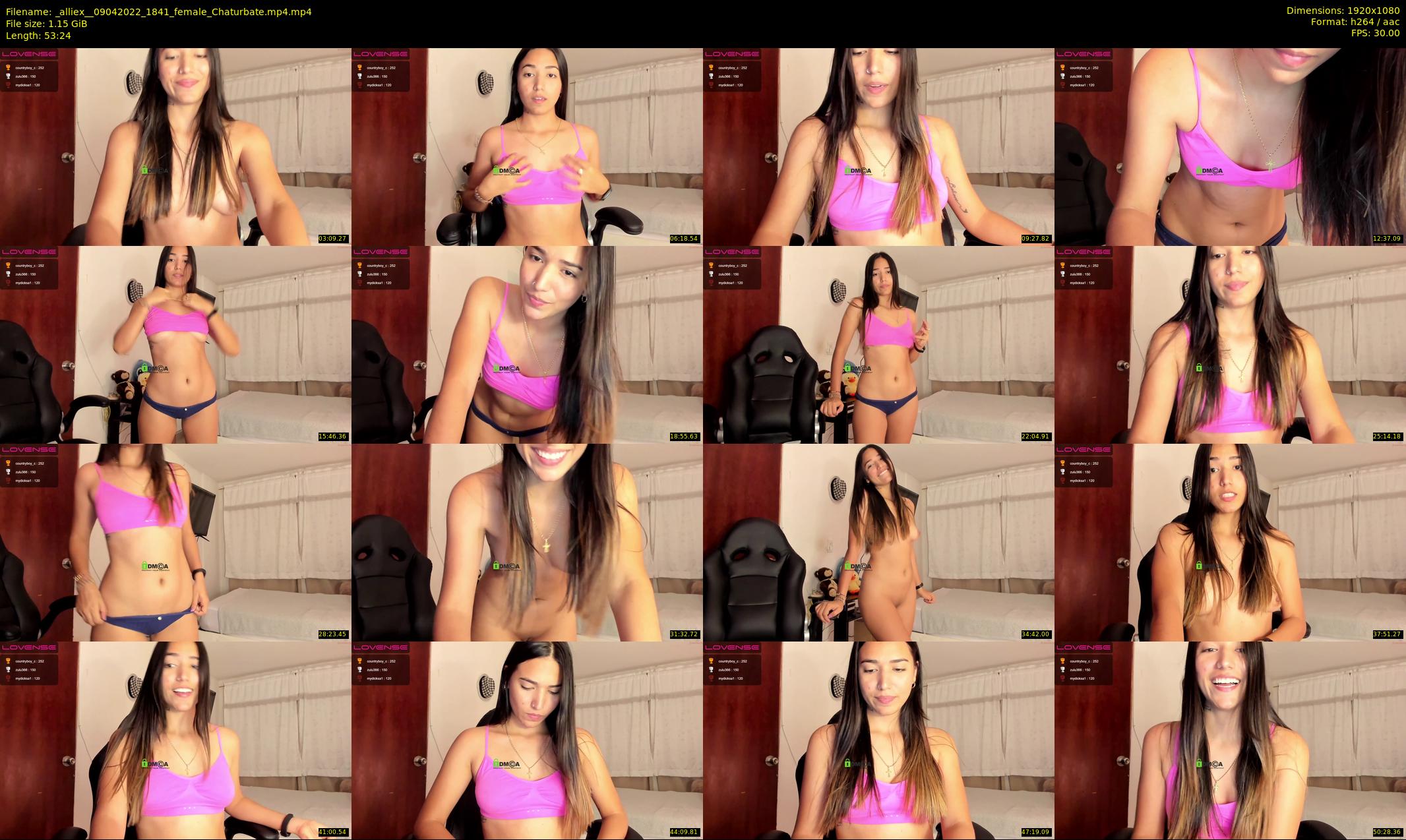 _alliex_ — 54 minute Chaturbate female cam show recording, 1080p, Apr 9, 2022