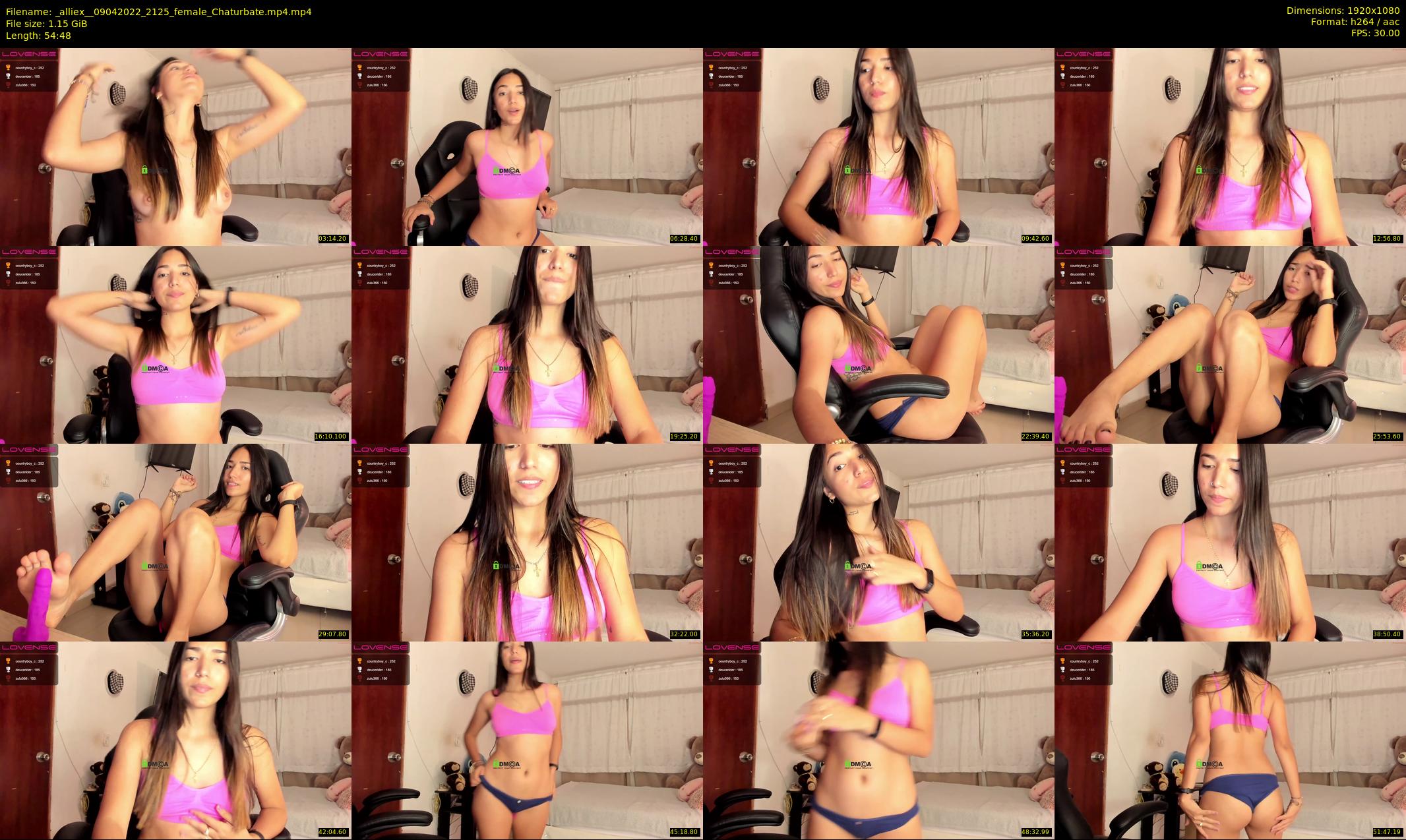 _alliex_ — 55 minute Chaturbate female cam show recording, 1080p, Apr 9, 2022