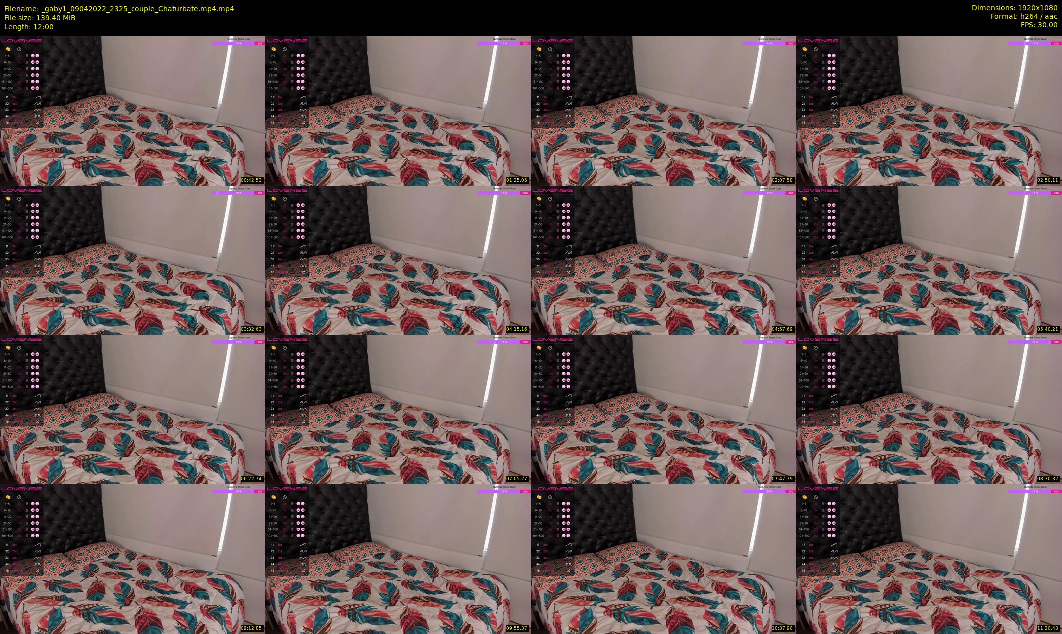 _gaby1 — 12 minute Chaturbate female cam show recording, 1080p, Apr 9, 2022