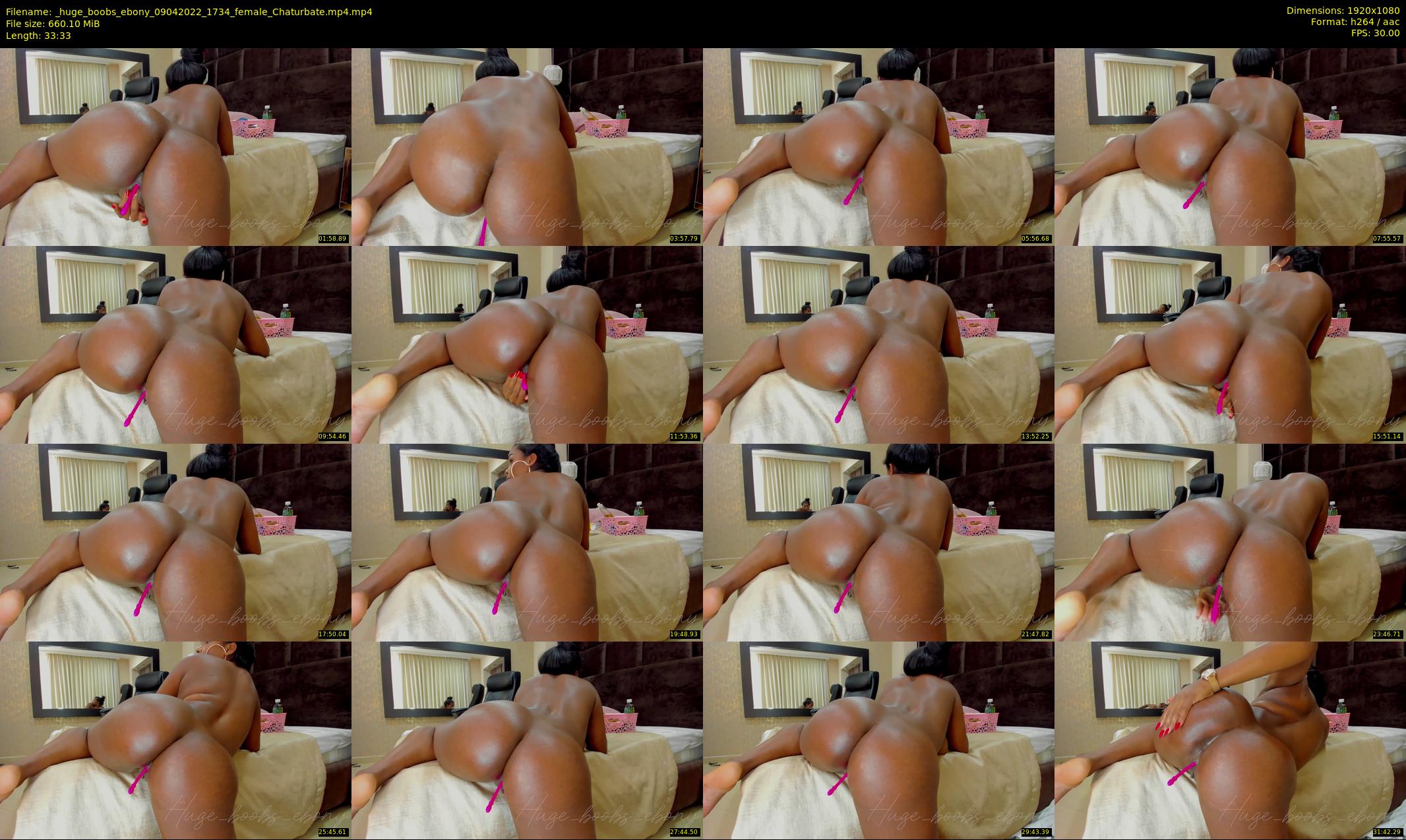 _huge_boobs_ebony — 34 minute Chaturbate female cam show recording, 1080p, Apr 9, 2022
