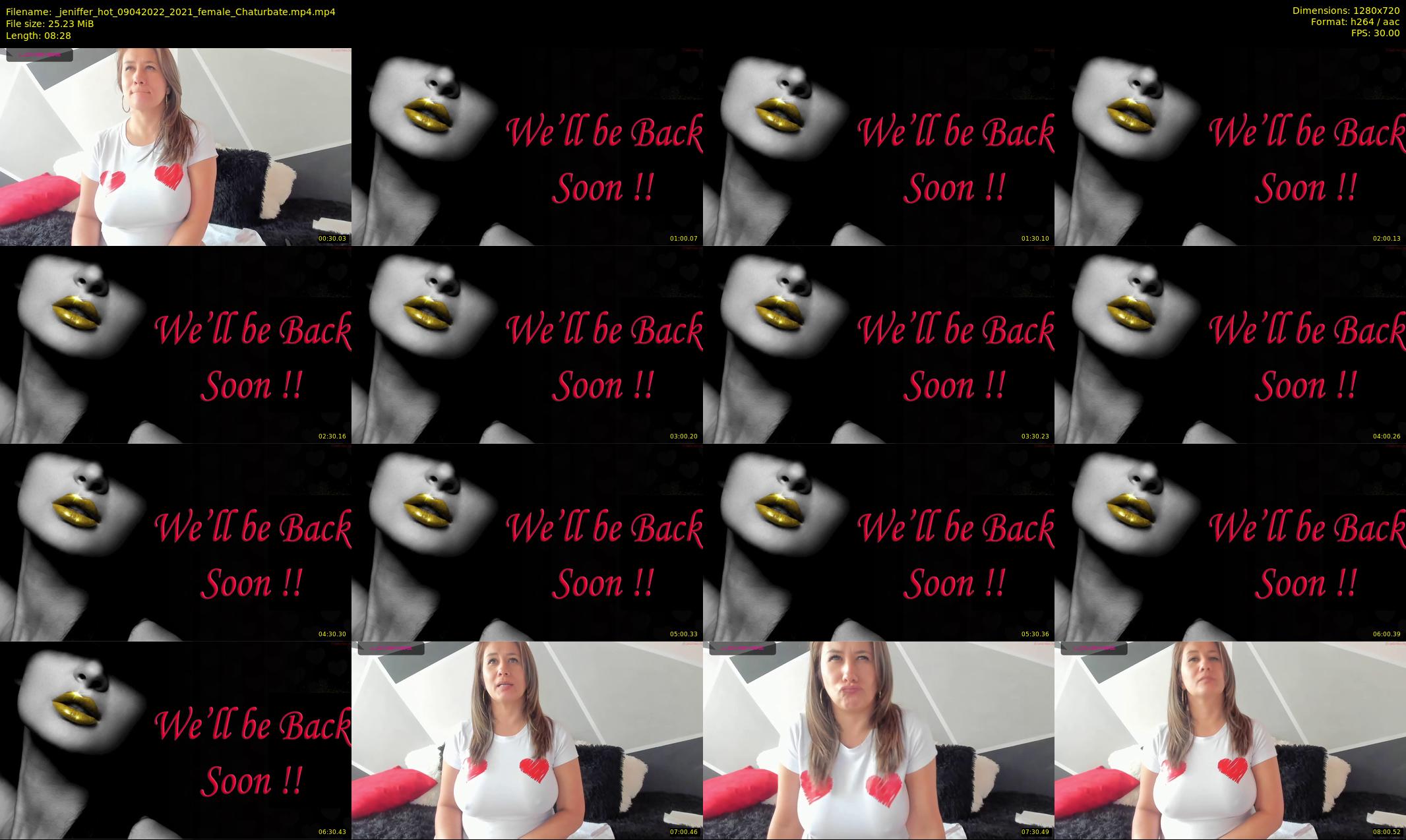 _jeniffer_hot — 9 minute Chaturbate female cam show recording, 720p, Apr 9, 2022