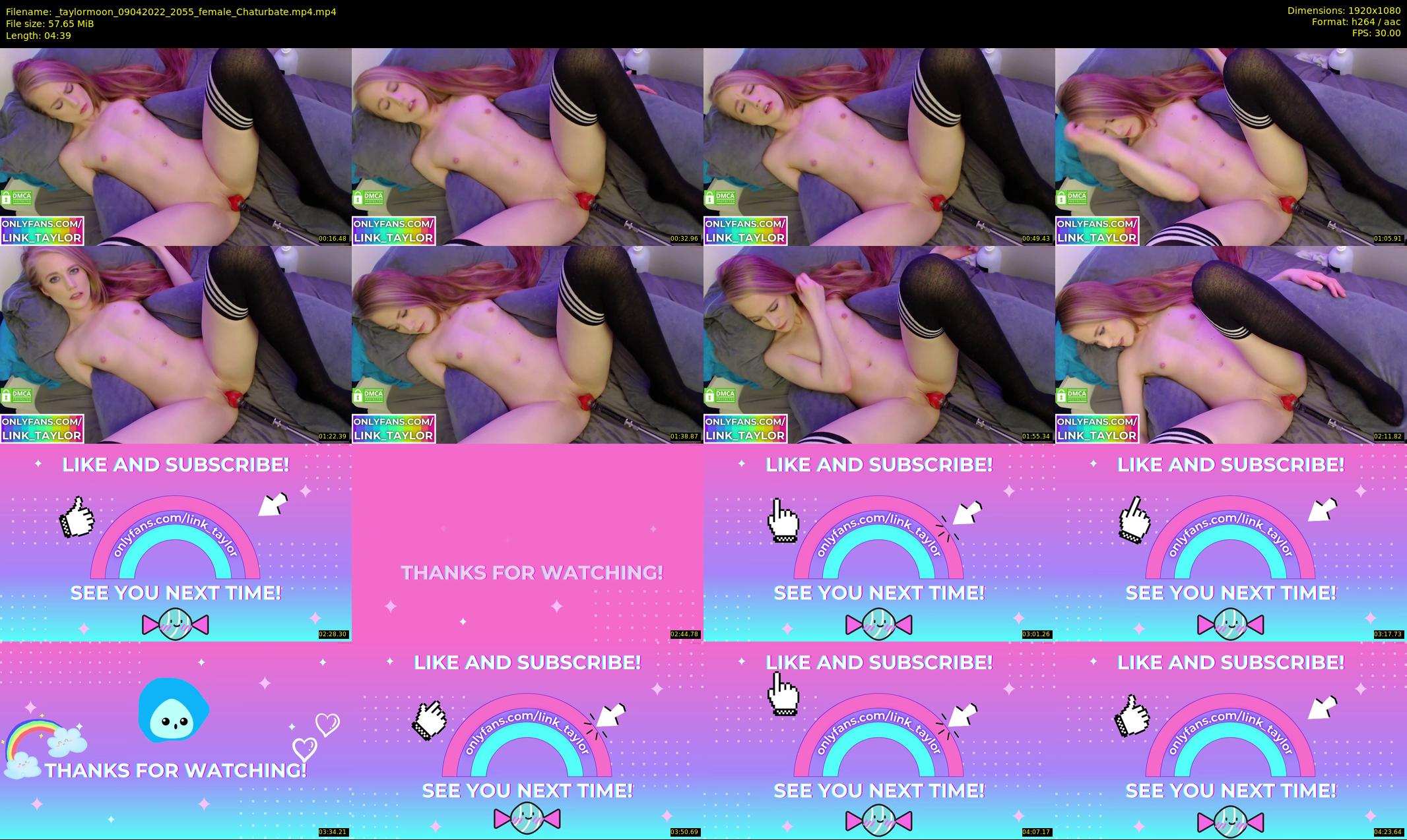 _taylormoon — 5 minute Chaturbate female cam show recording, 1080p, Apr 9, 2022