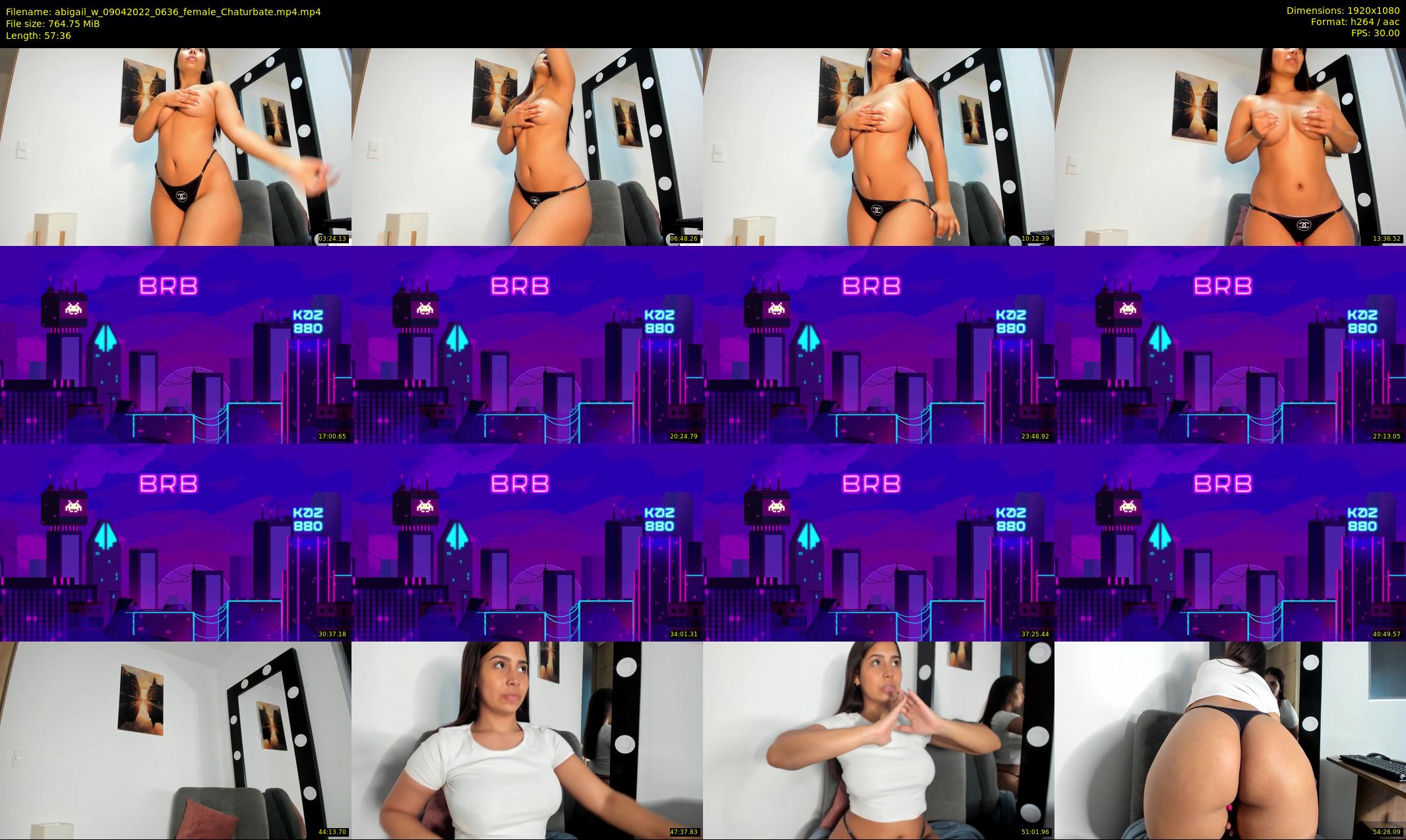 abigail_w — 58 minute Chaturbate female cam show recording, 1080p, Apr 9, 2022