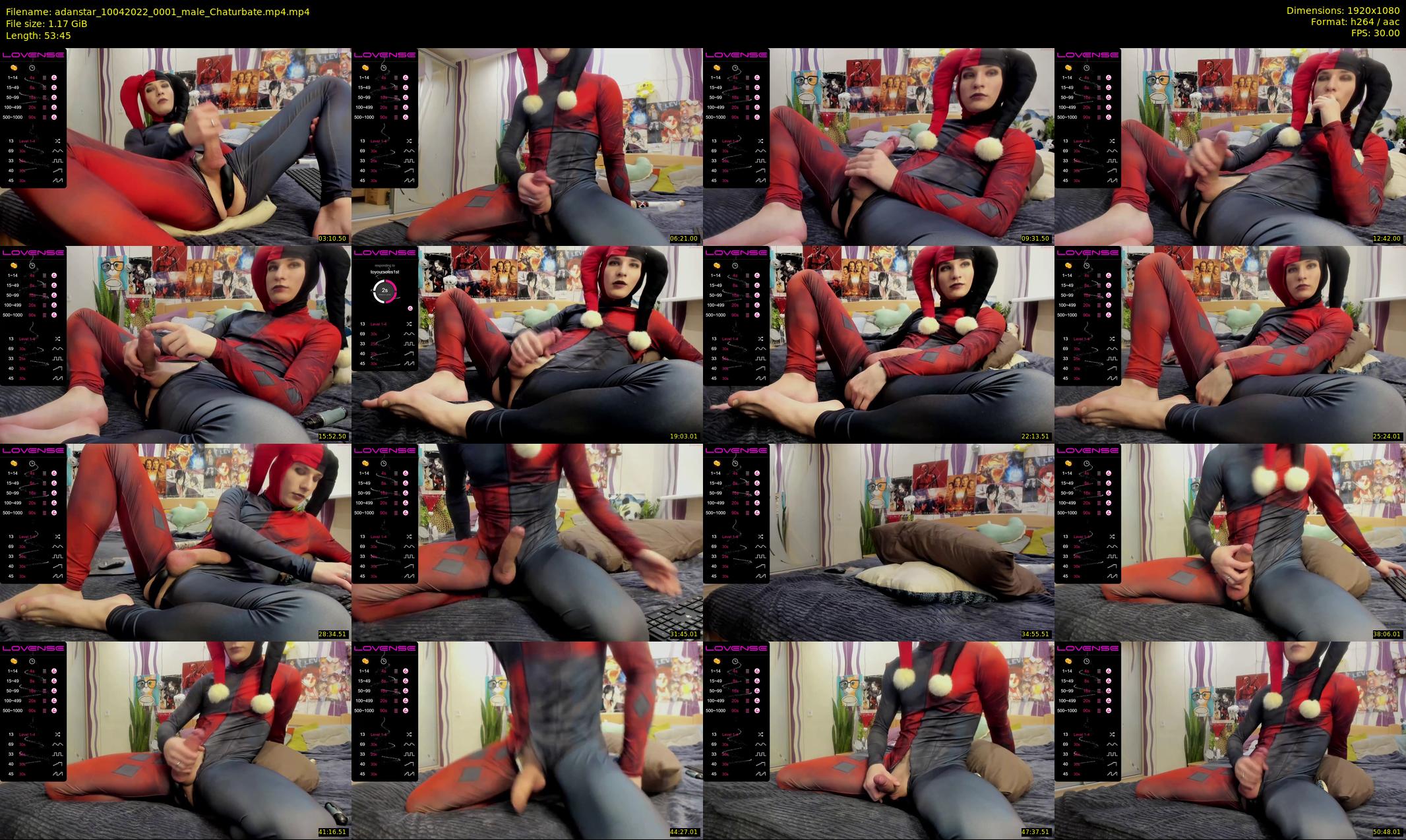 adanstar — 54 minute Chaturbate male cam show recording, 1080p, Apr 10, 2022