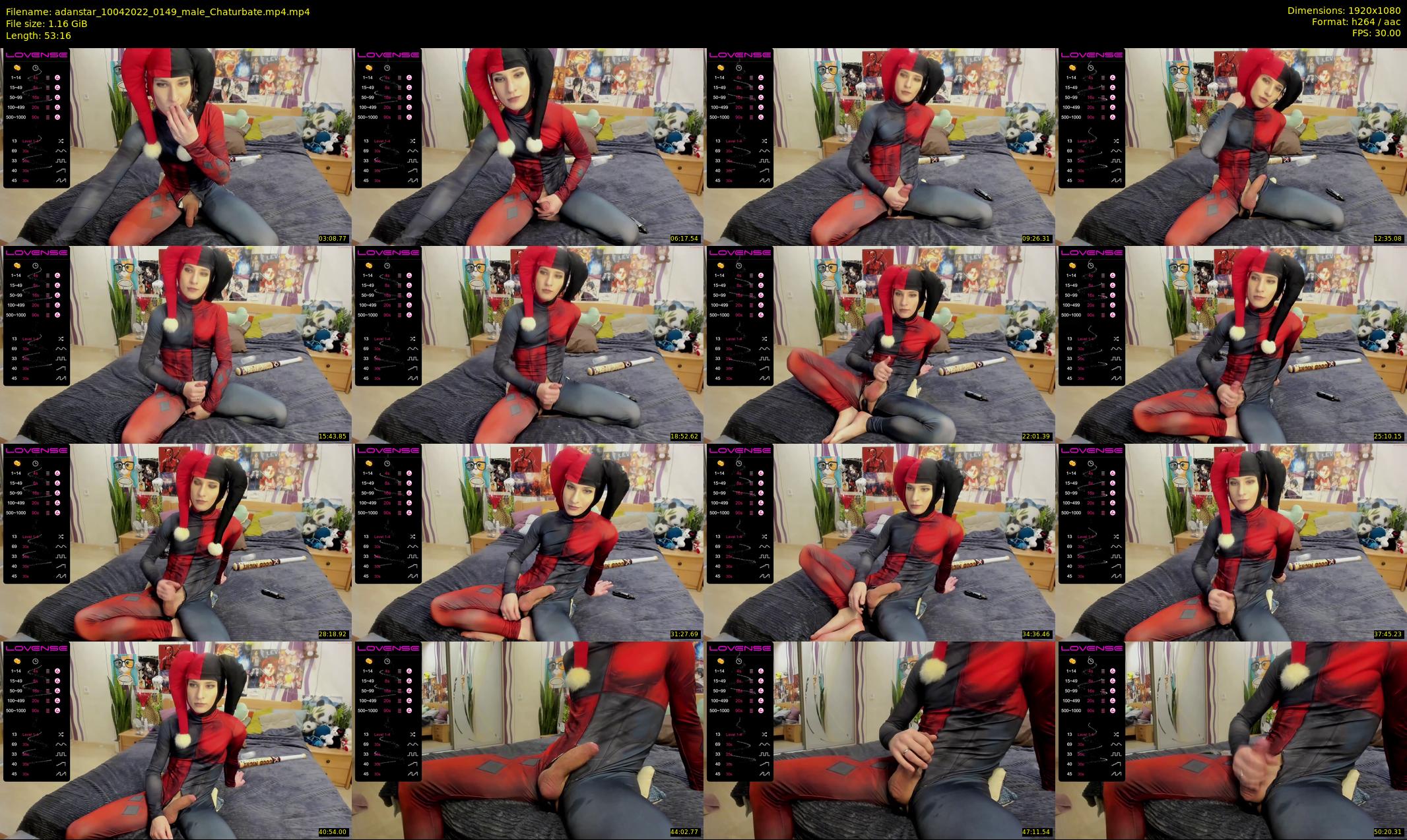 adanstar — 54 minute Chaturbate male cam show recording, 1080p, Apr 10, 2022