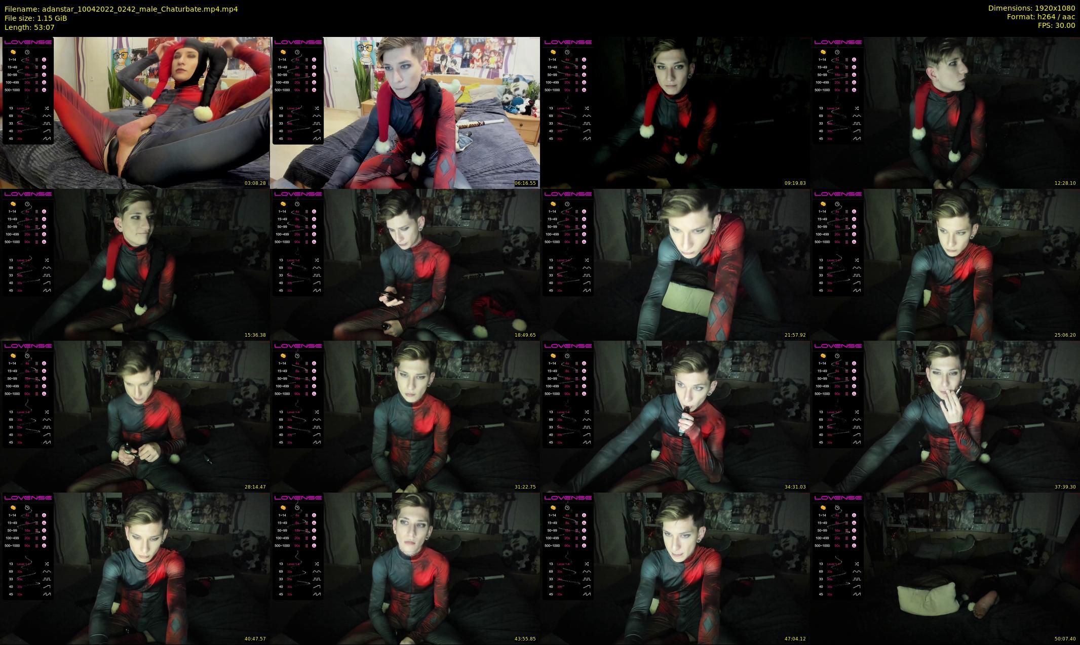 adanstar — 54 minute Chaturbate male cam show recording, 1080p, Apr 10, 2022