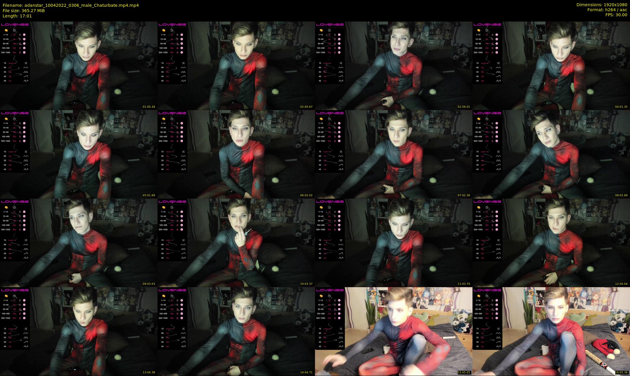 adanstar — 18 minute Chaturbate male cam show recording, 1080p, Apr 10, 2022