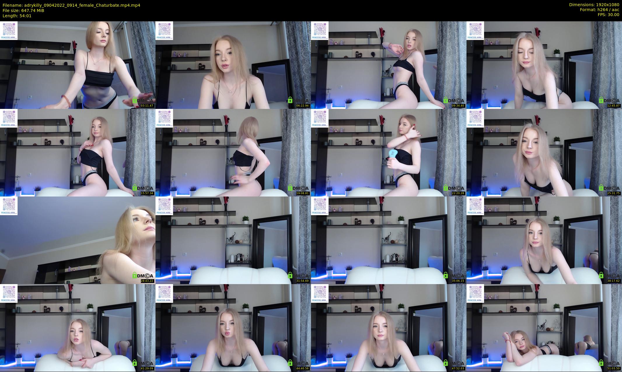 adrykilly — 55 minute Chaturbate female cam show recording, 1080p, Apr 9, 2022