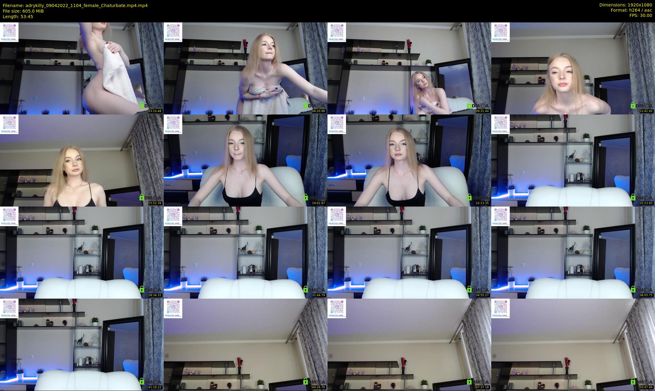 adrykilly — 54 minute Chaturbate female cam show recording, 1080p, Apr 9, 2022