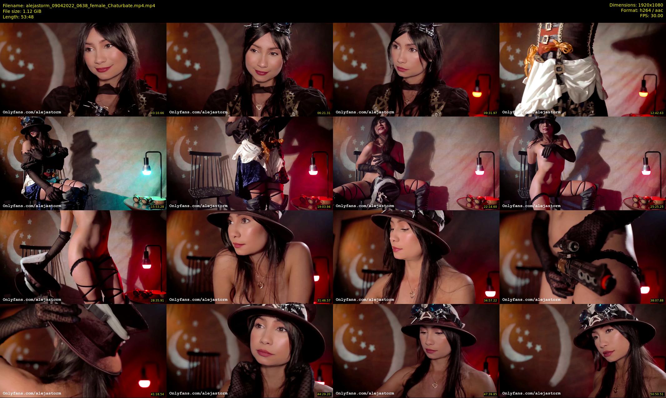 alejastorm — 54 minute Chaturbate female cam show recording, 1080p, Apr 9, 2022