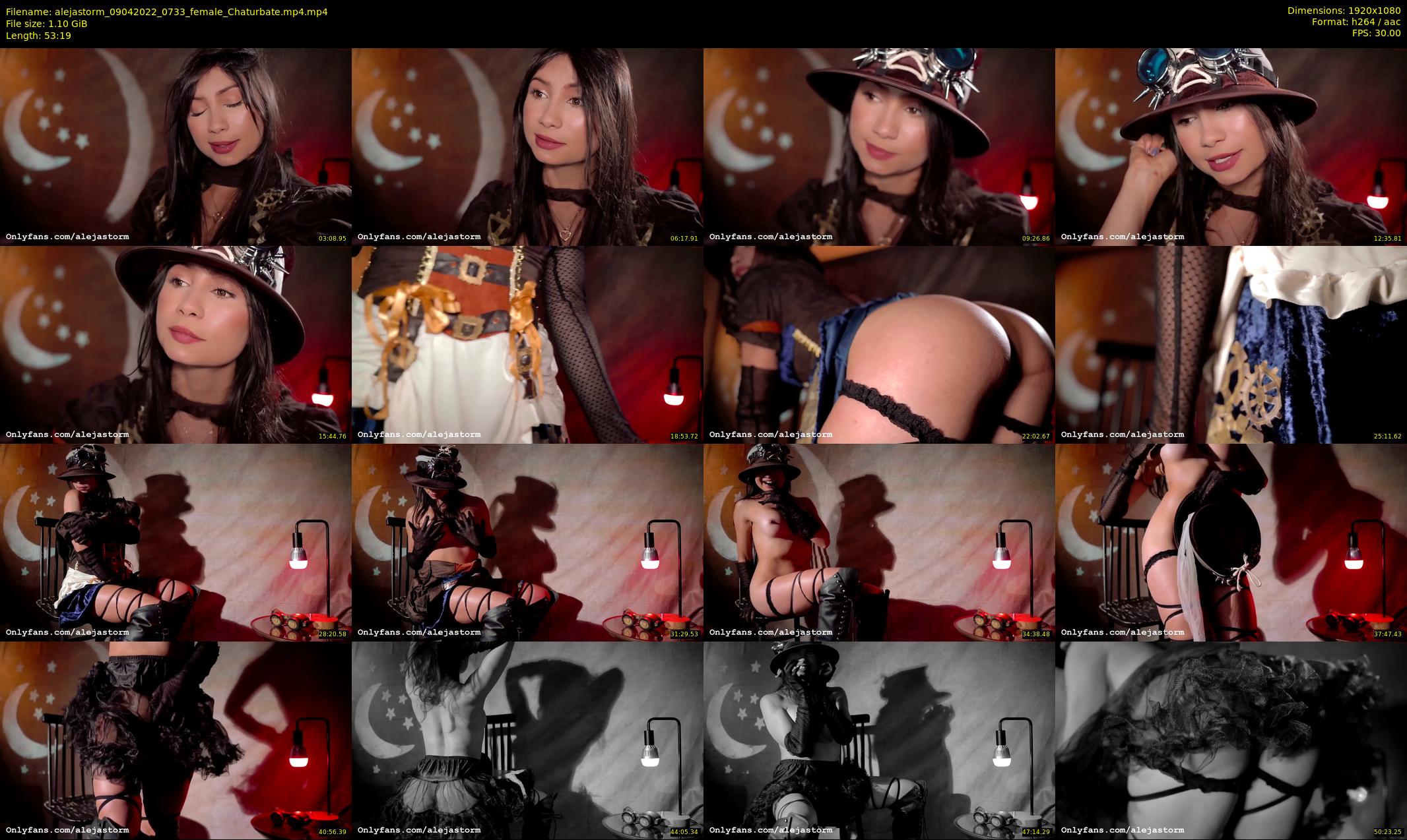 alejastorm — 54 minute Chaturbate female cam show recording, 1080p, Apr 9, 2022