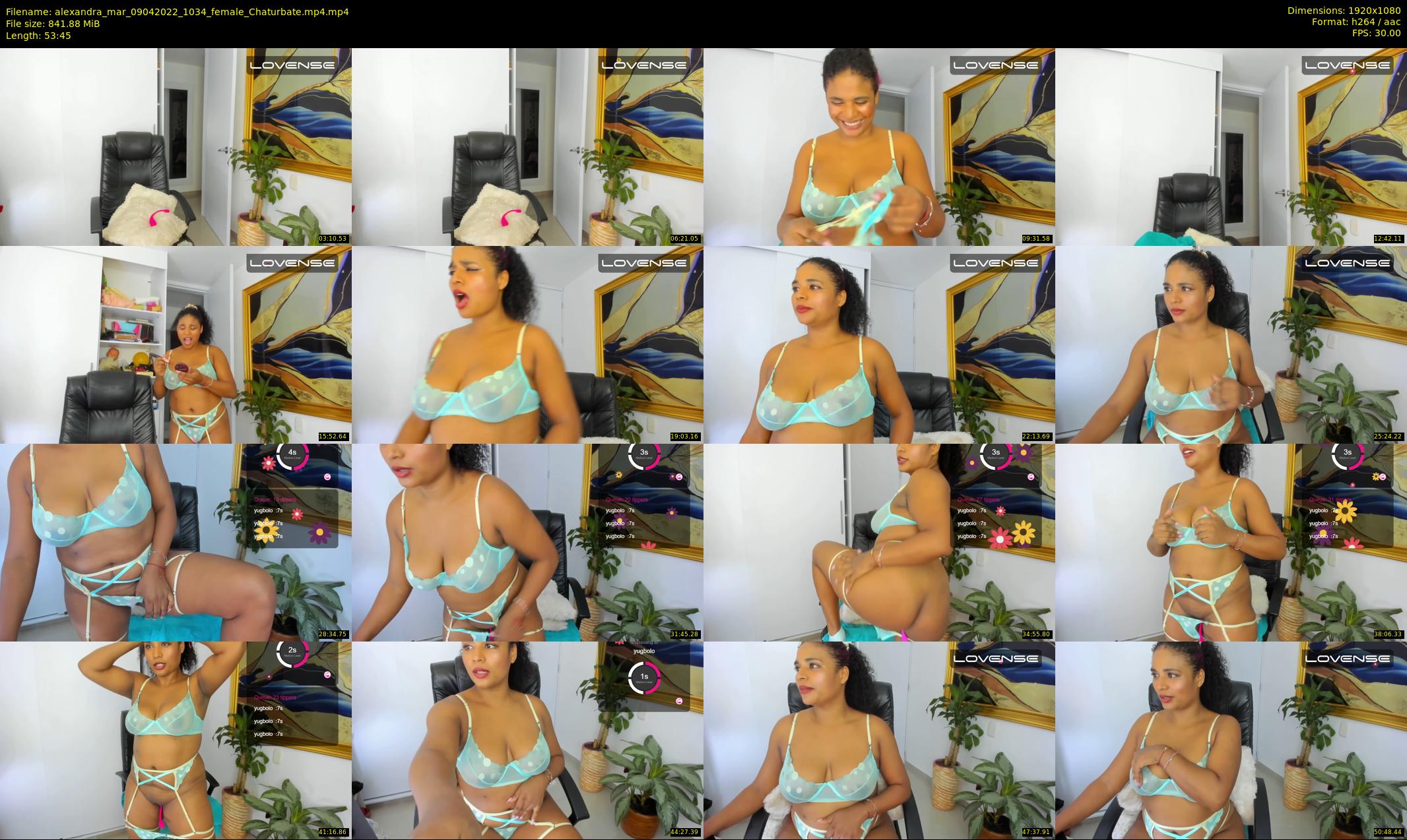 alexandra_mar — 54 minute Chaturbate female cam show recording, 1080p, Apr 9, 2022
