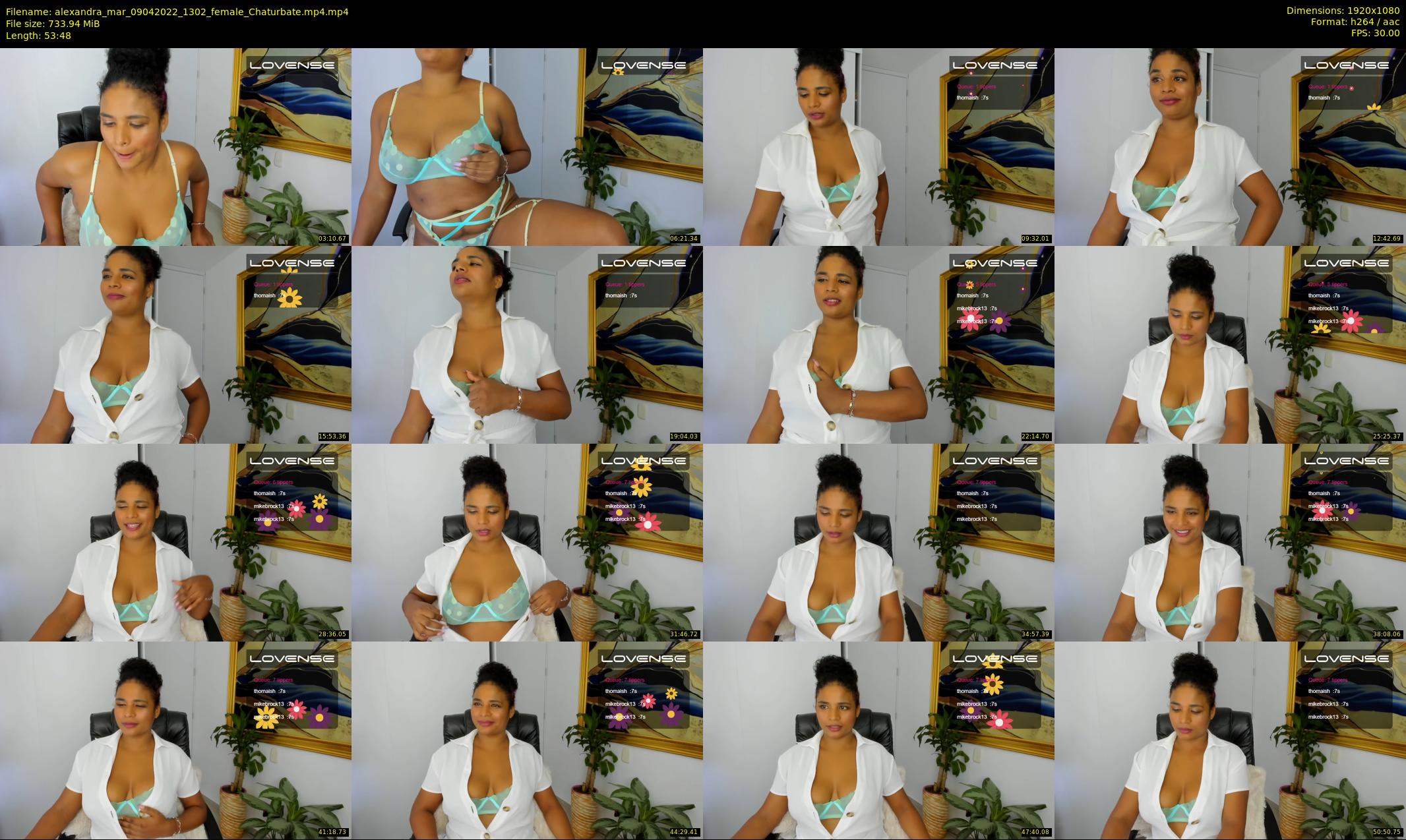 alexandra_mar — 54 minute Chaturbate female cam show recording, 1080p, Apr 9, 2022