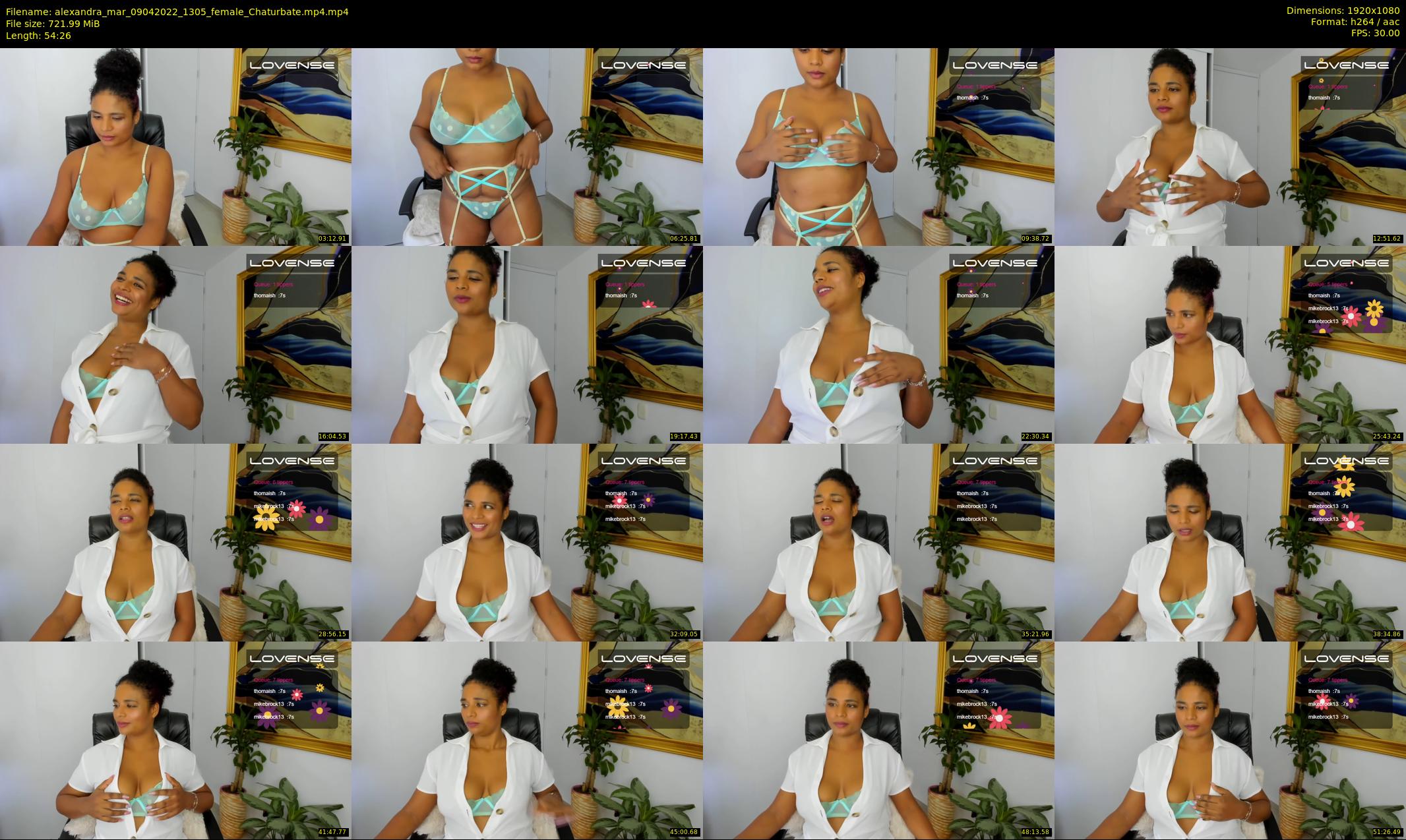 alexandra_mar — 55 minute Chaturbate female cam show recording, 1080p, Apr 9, 2022