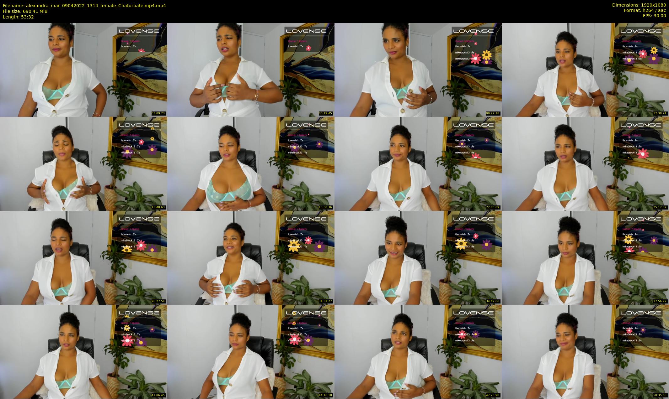 alexandra_mar — 54 minute Chaturbate female cam show recording, 1080p, Apr 9, 2022