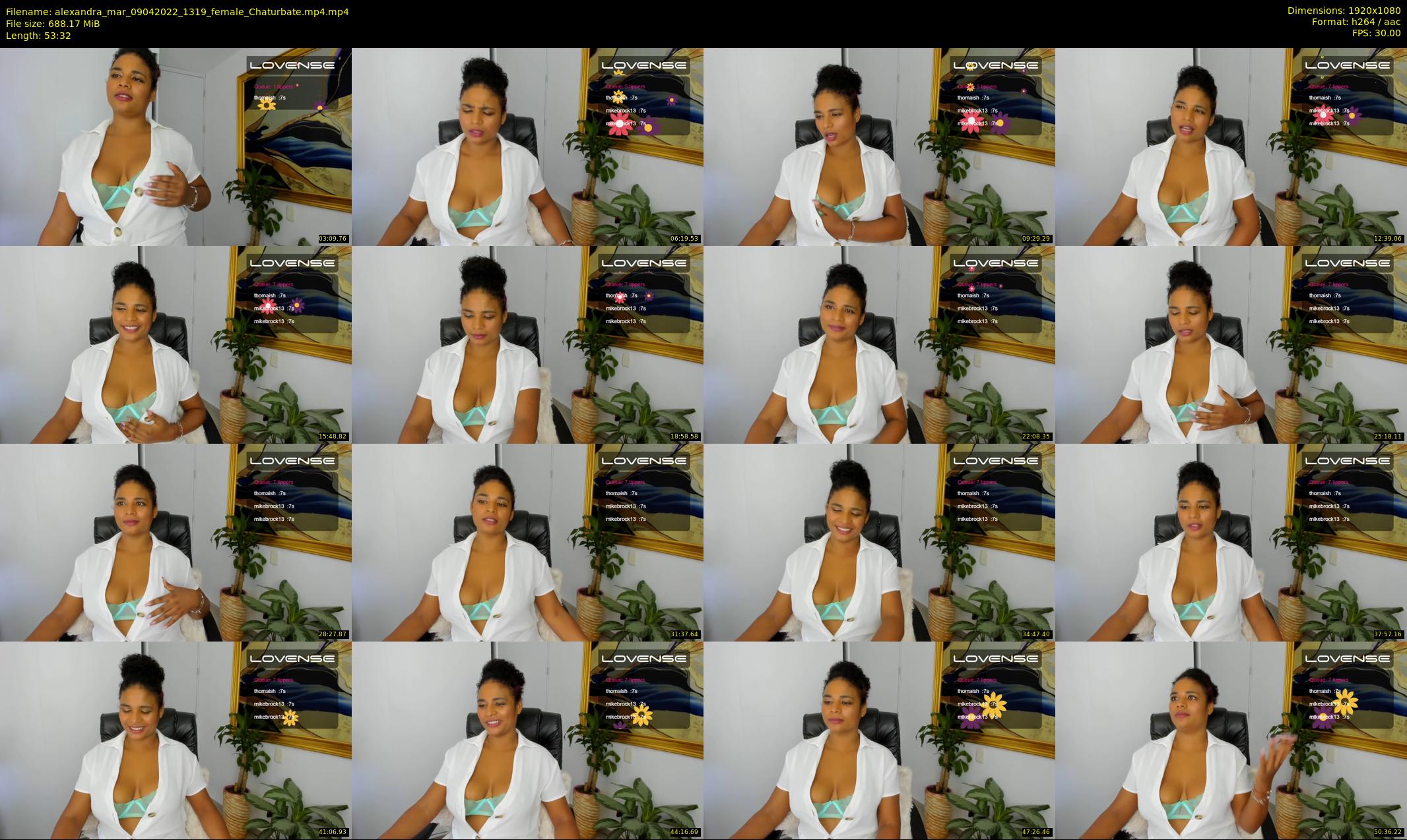 alexandra_mar — 54 minute Chaturbate female cam show recording, 1080p, Apr 9, 2022