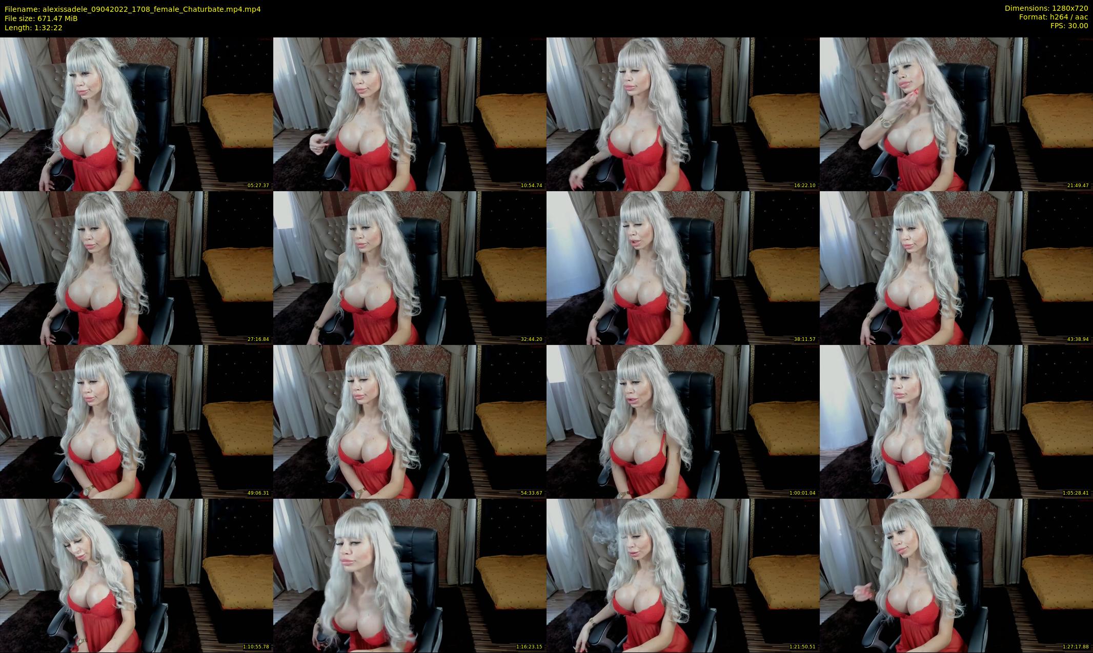 alexissadele — 93 minute Chaturbate female cam show recording, 720p, Apr 9, 2022