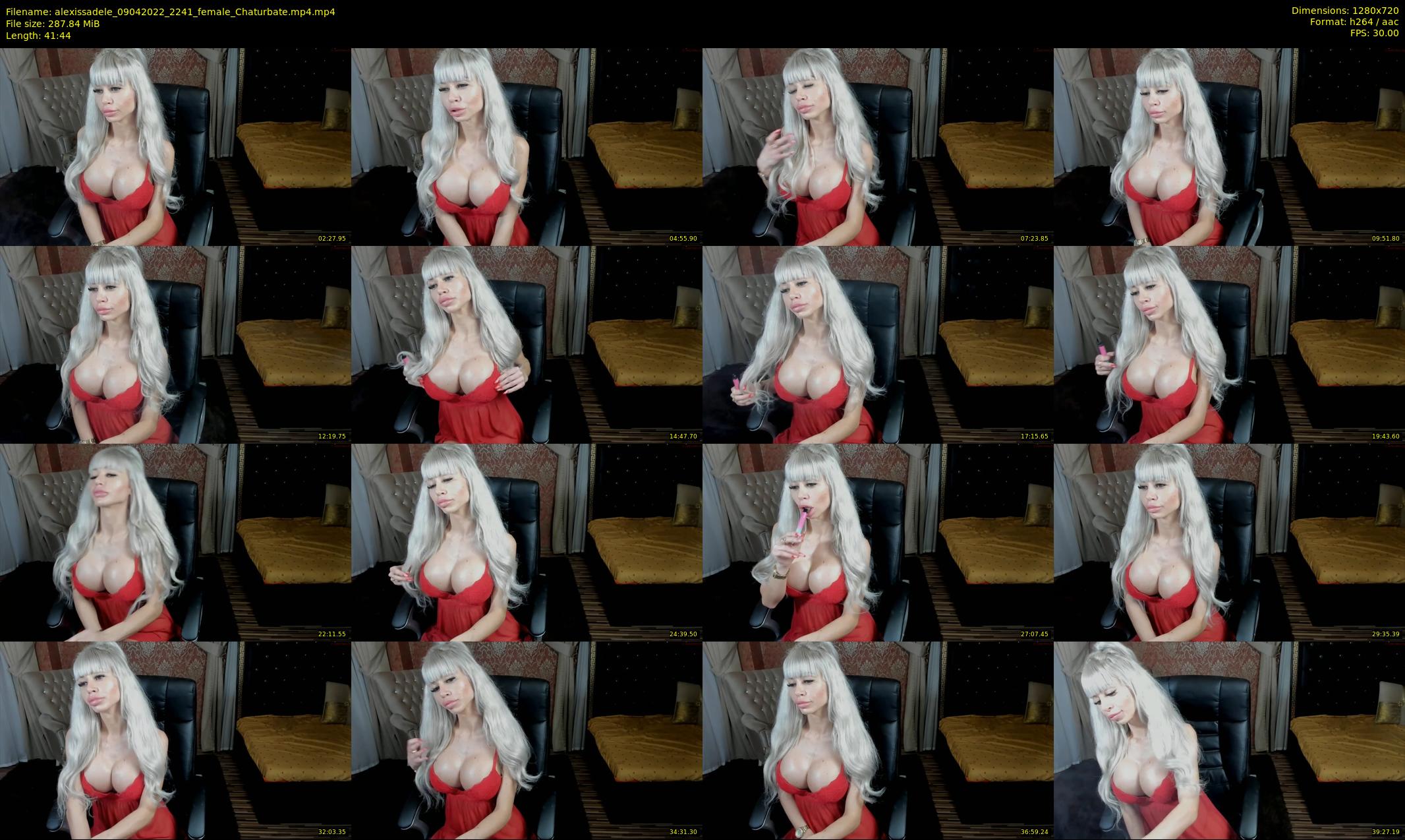 alexissadele — 42 minute Chaturbate female cam show recording, 720p, Apr 9, 2022