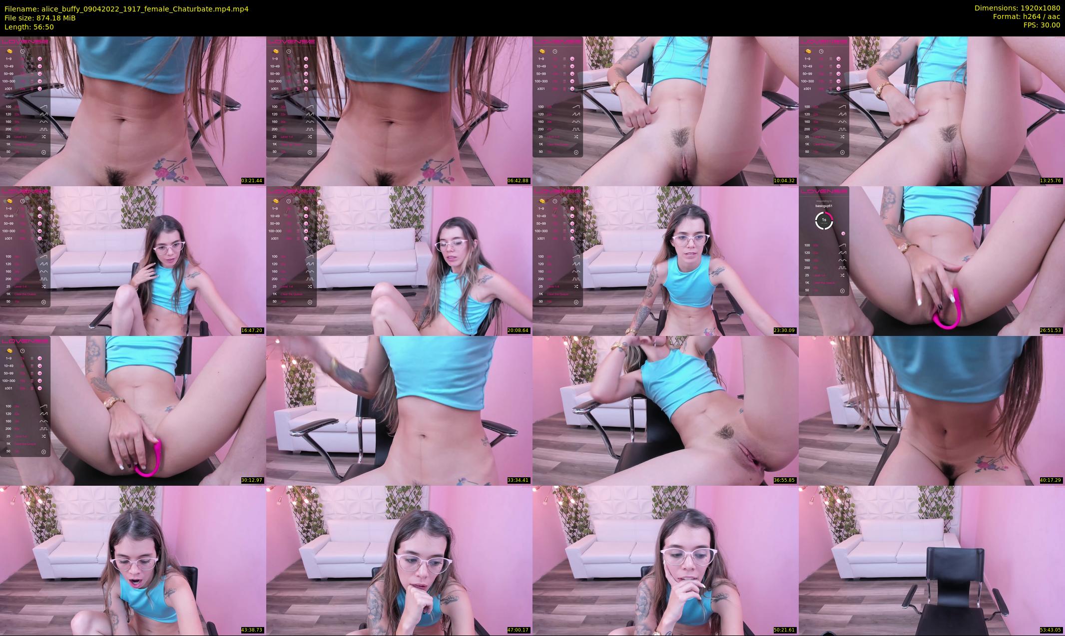 alice_buffy — 57 minute Chaturbate female cam show recording, 1080p, Apr 9, 2022