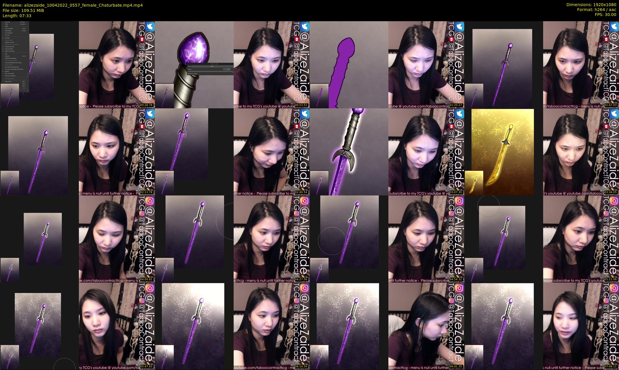 alizezaide — 8 minute Chaturbate female cam show recording, 1080p, Apr 10, 2022