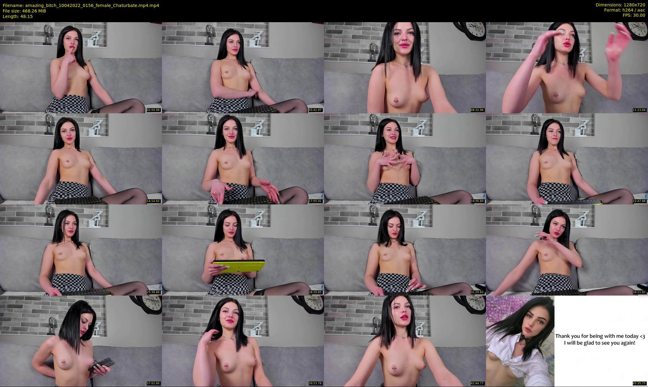 amazing_bitch — 49 minute Chaturbate female cam show recording, 720p, Apr 10, 2022