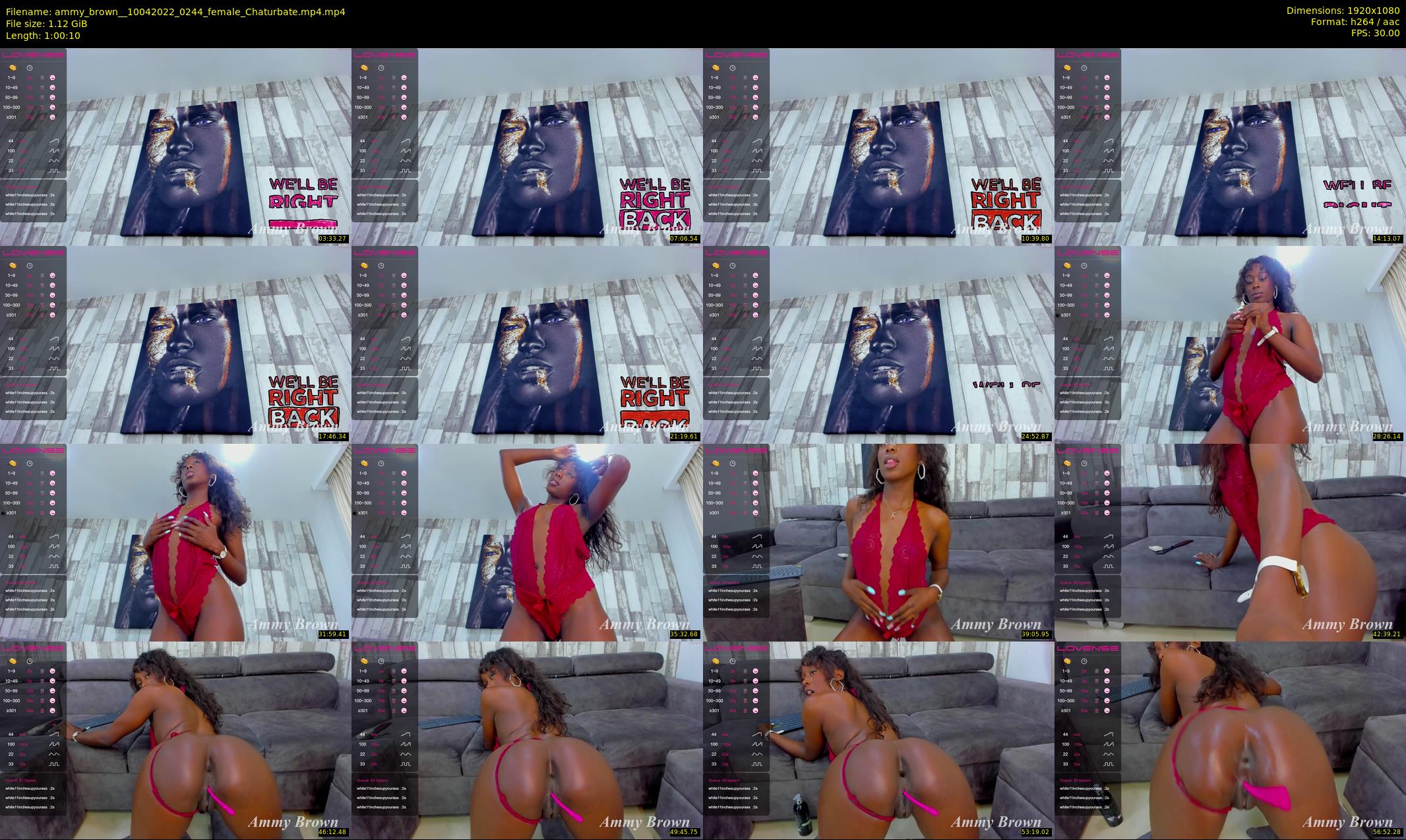 ammy_brown_ — 61 minute Chaturbate female cam show recording, 1080p, Apr 10, 2022