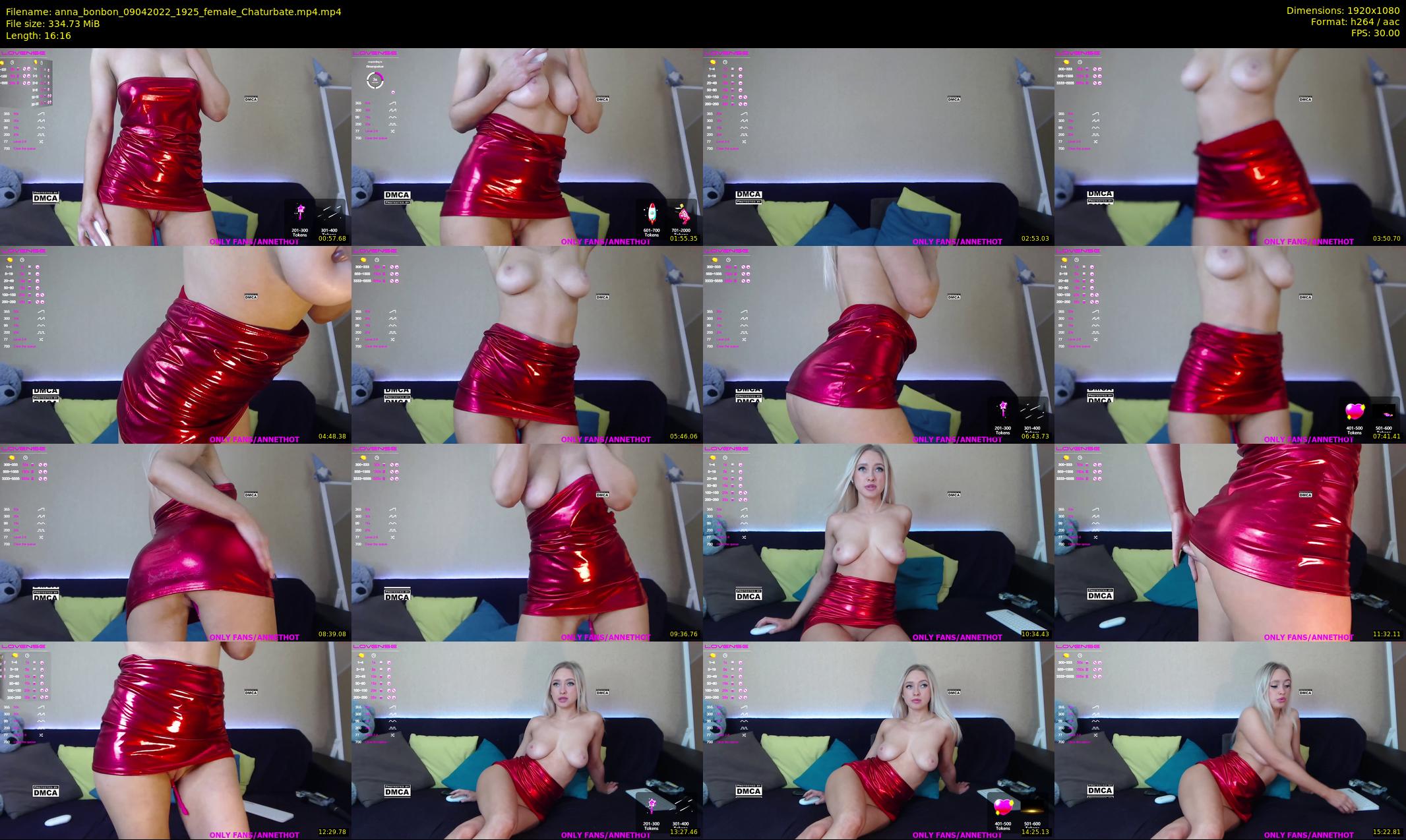 anna_bonbon — 17 minute Chaturbate female cam show recording, 1080p, Apr 9, 2022