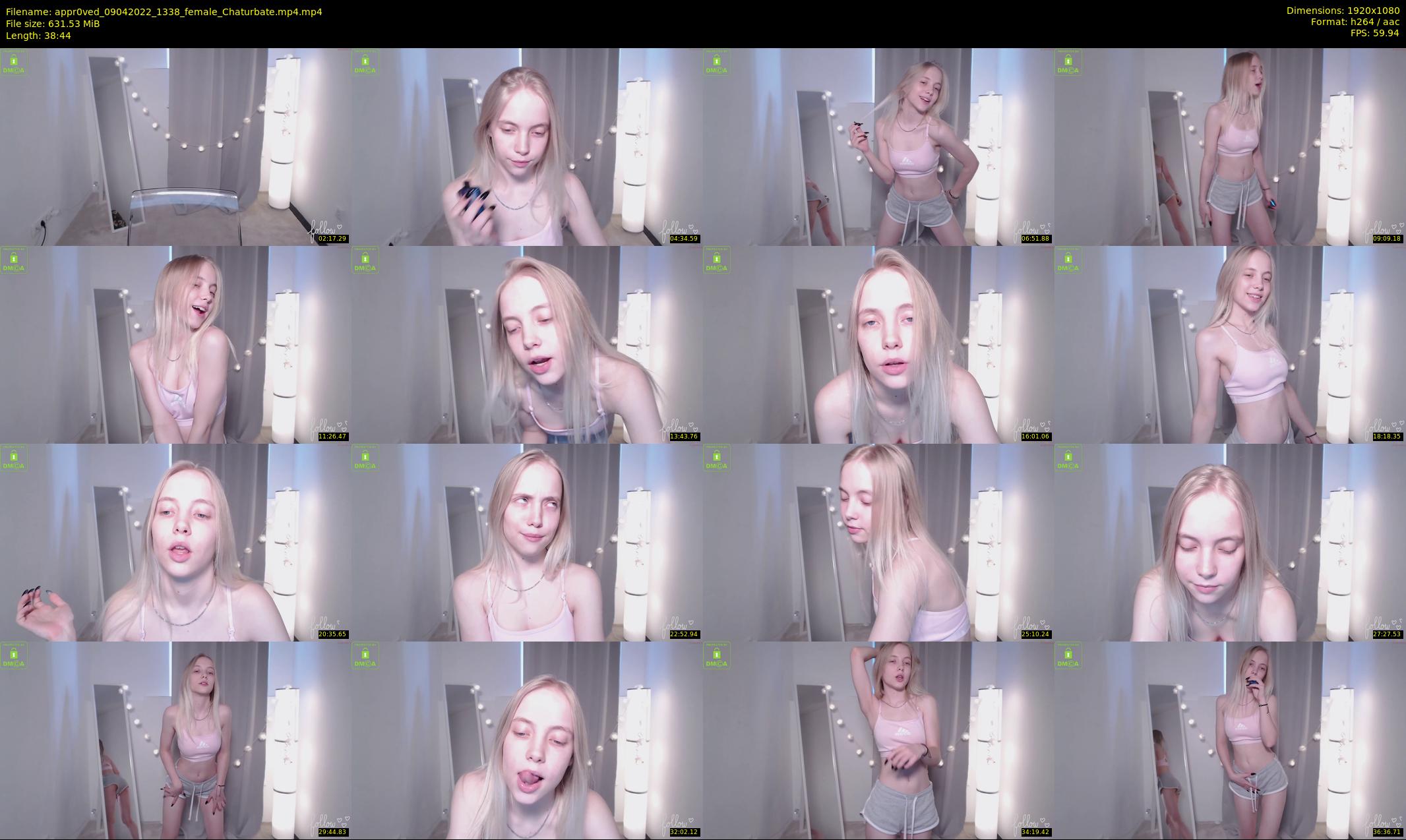 appr0ved — 39 minute Chaturbate female cam show recording, 1080p, Apr 9, 2022