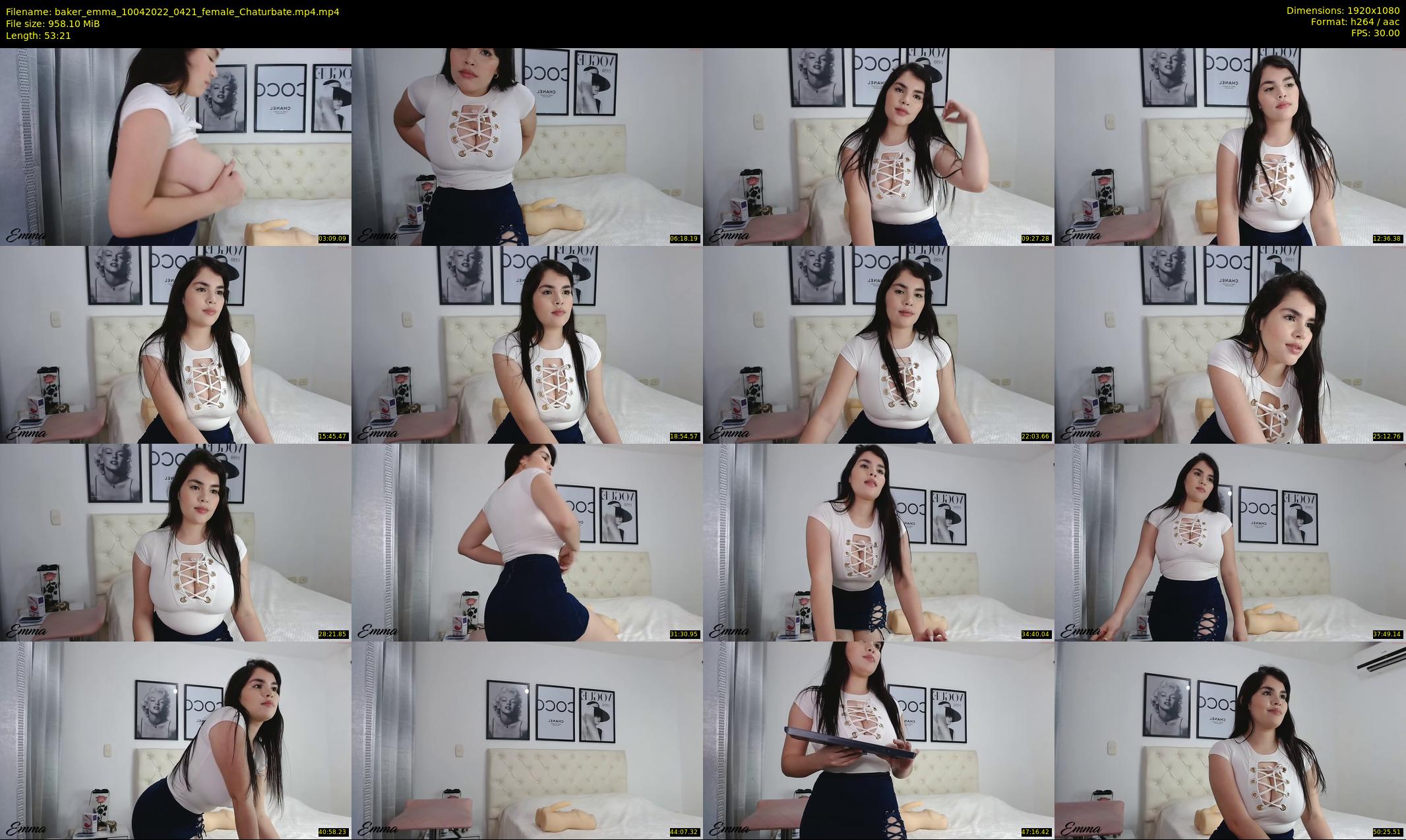 baker_emma — 54 minute Chaturbate female cam show recording, 1080p, Apr 10, 2022