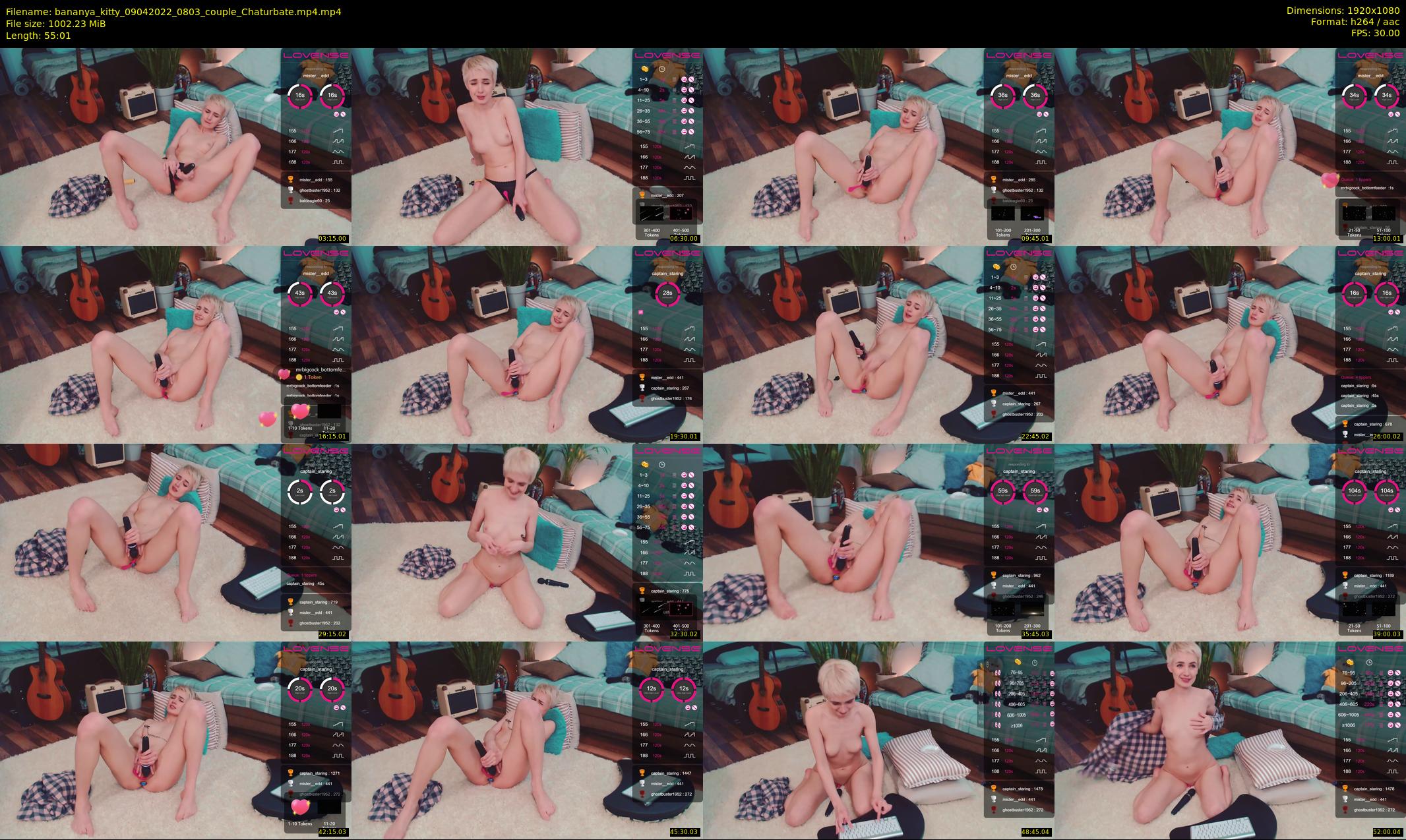 bananya_kitty — 56 minute Chaturbate couple cam show recording, 1080p, Apr 9, 2022