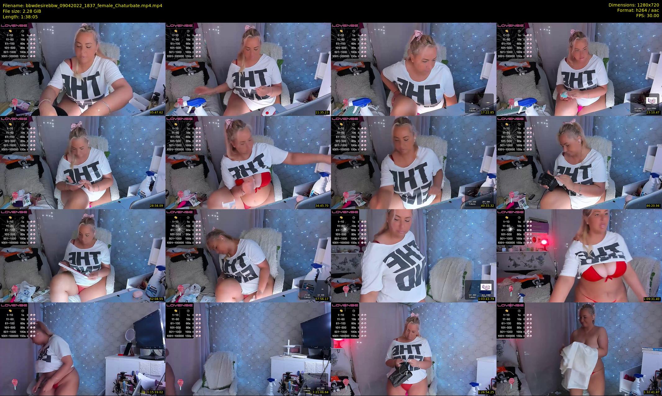 bbwdesirebbw — 99 minute Chaturbate female cam show recording, 720p, Apr 9, 2022