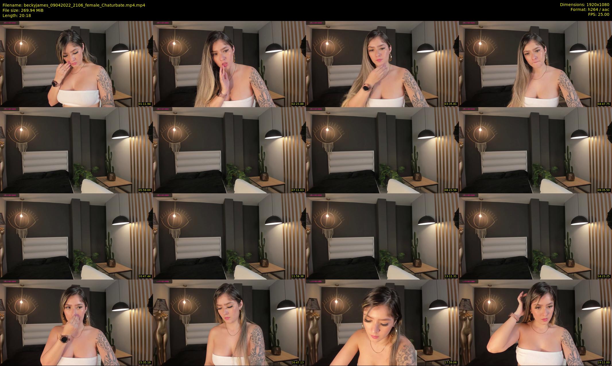 beckyjames — 21 minute Chaturbate female cam show recording, 1080p, Apr 9, 2022