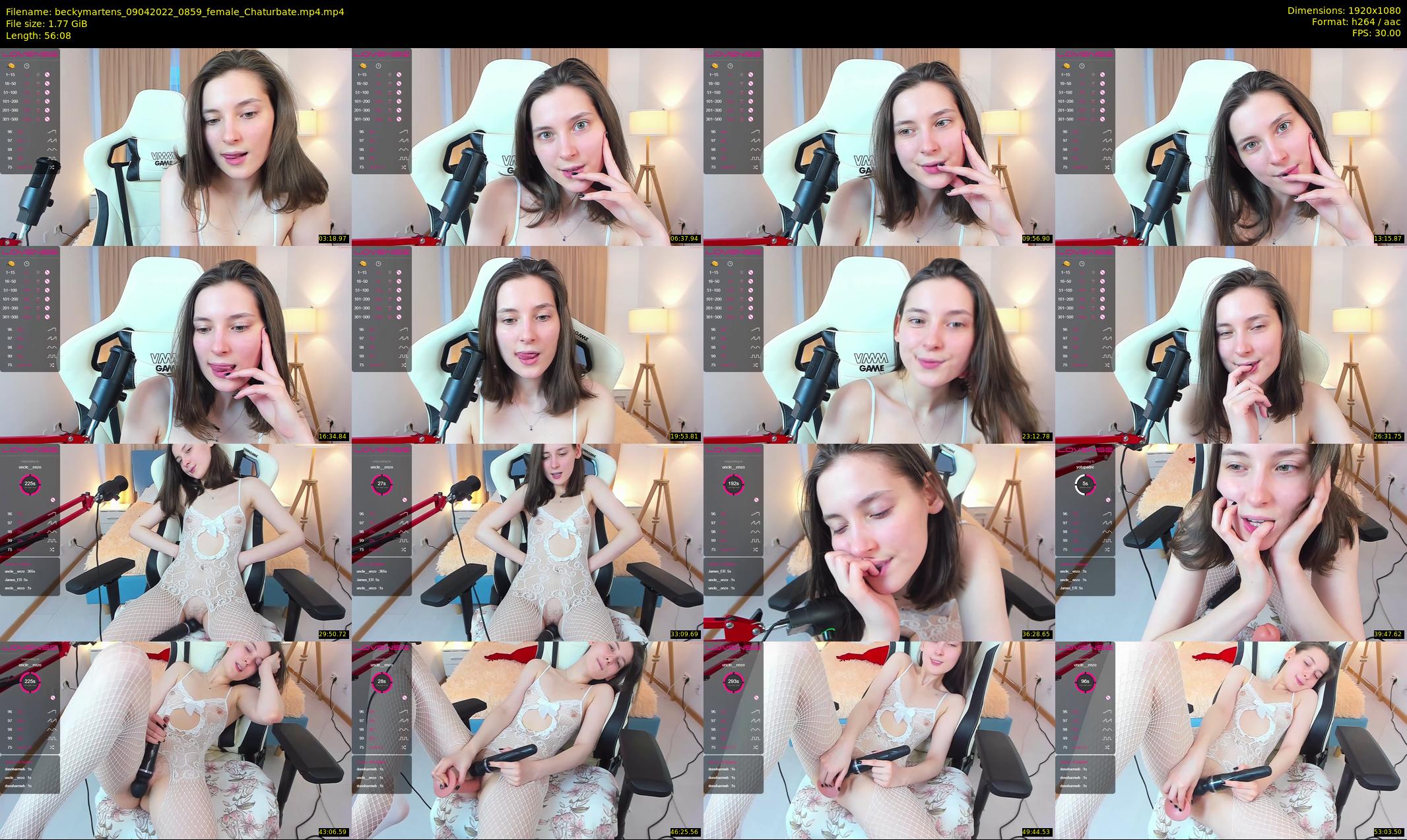 beckymartens — 57 minute Chaturbate female cam show recording, 1080p, Apr 9, 2022