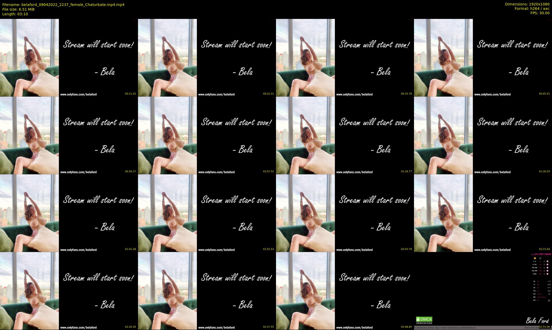 belaford — 4 minute Chaturbate female cam show recording, 1080p, Apr 9, 2022
