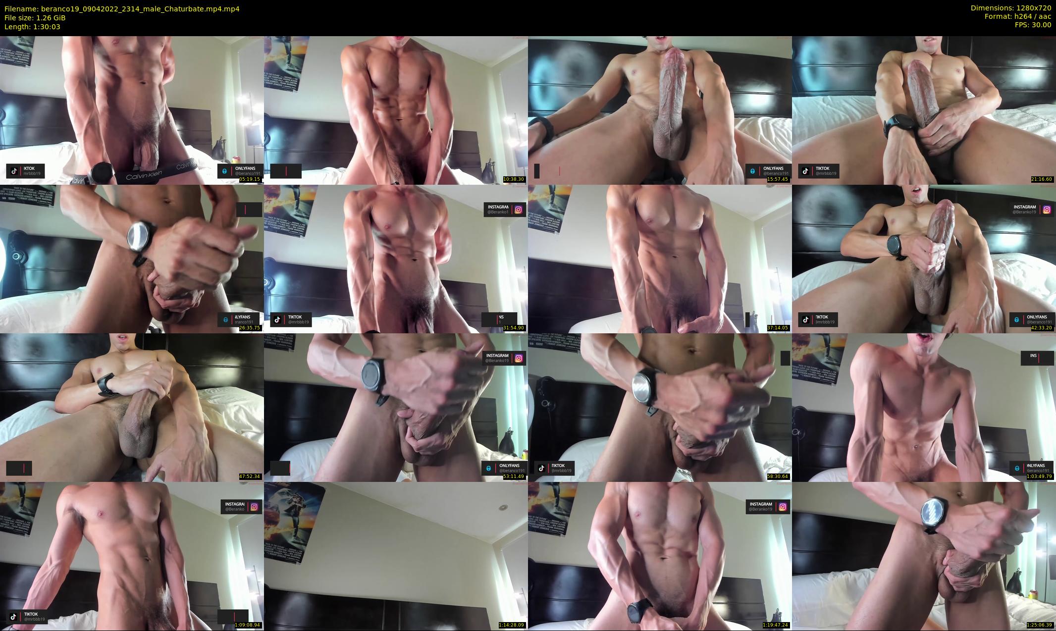 beranco19 — 91 minute Chaturbate male cam show recording, 720p, Apr 9, 2022