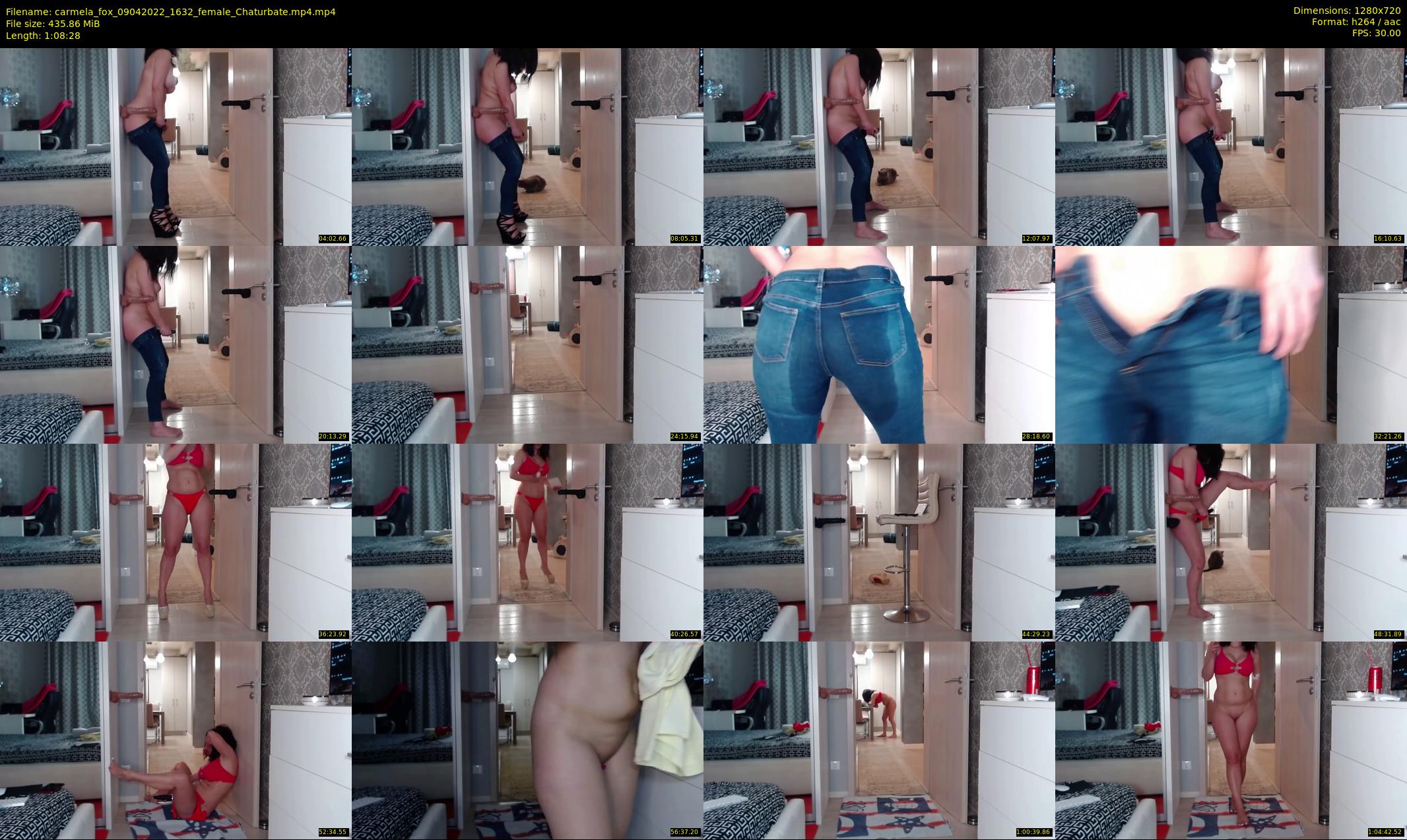 carmela_fox — 69 minute Chaturbate female cam show recording, 720p, Apr 9, 2022