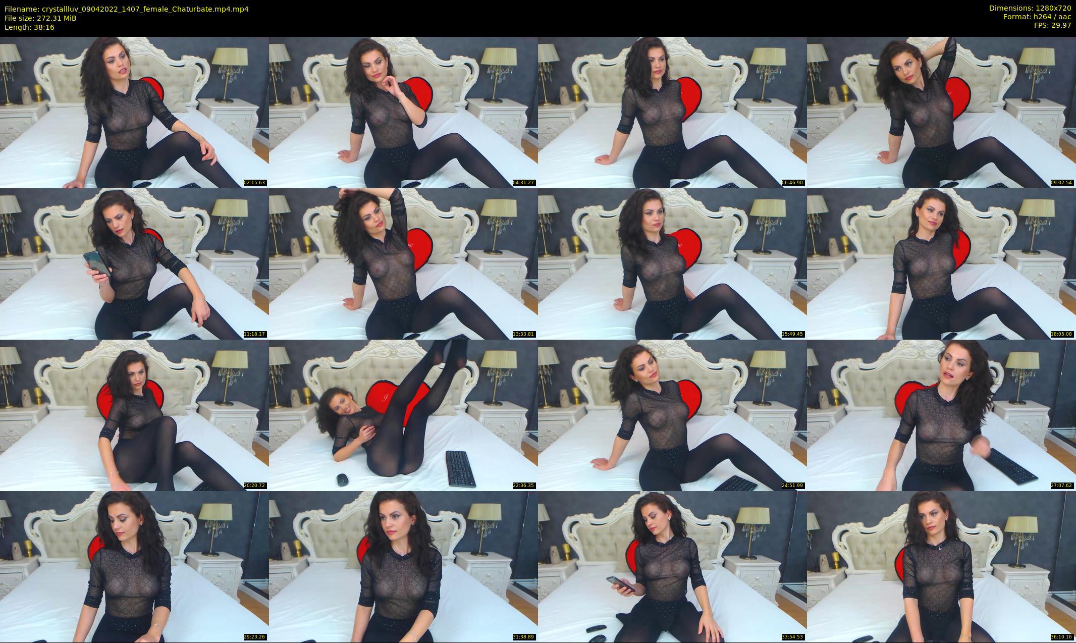crystallluv — 39 minute Chaturbate female cam show recording, 720p, Apr 9, 2022
